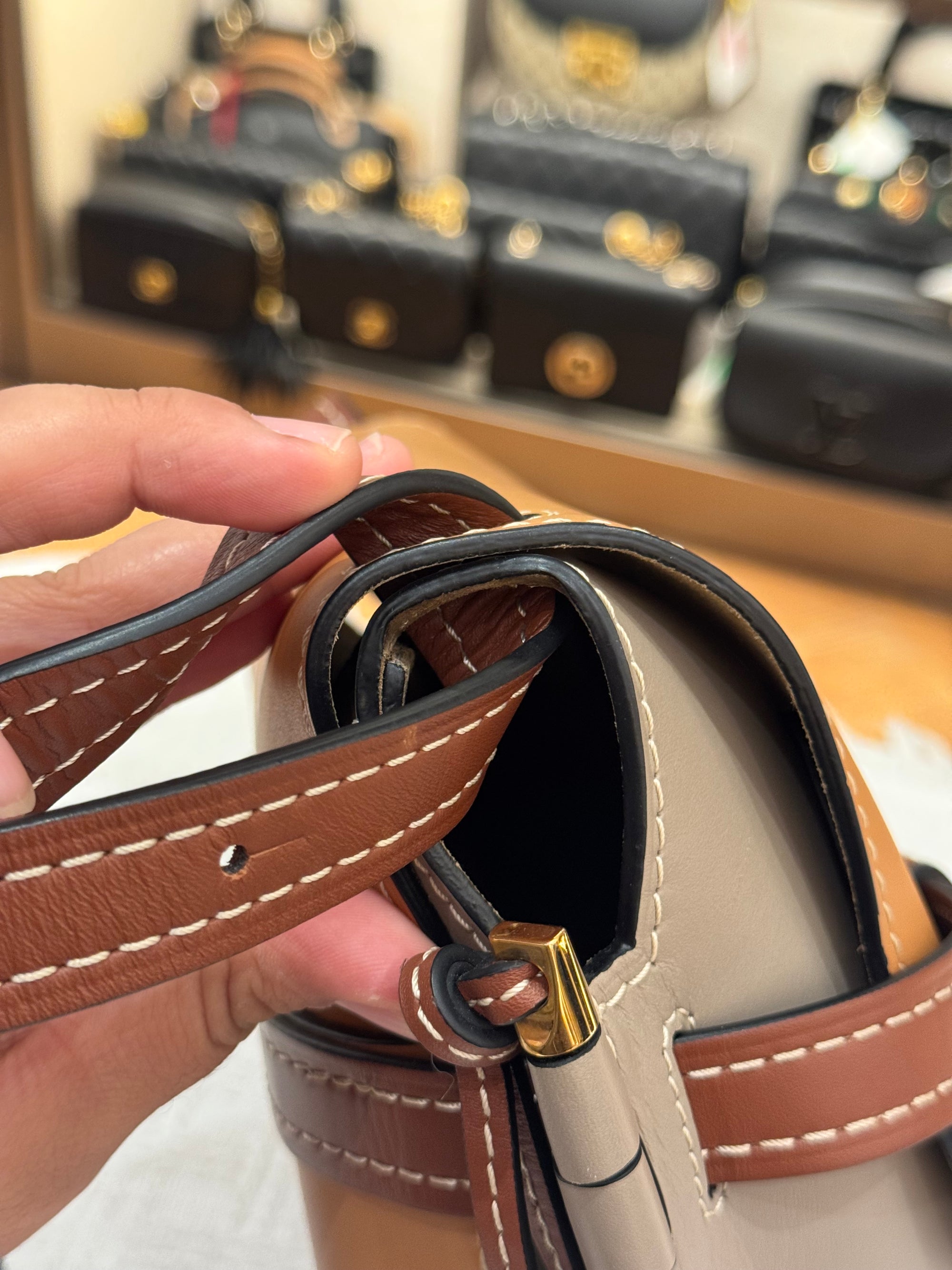 Loewe Gate Tan Multicolor