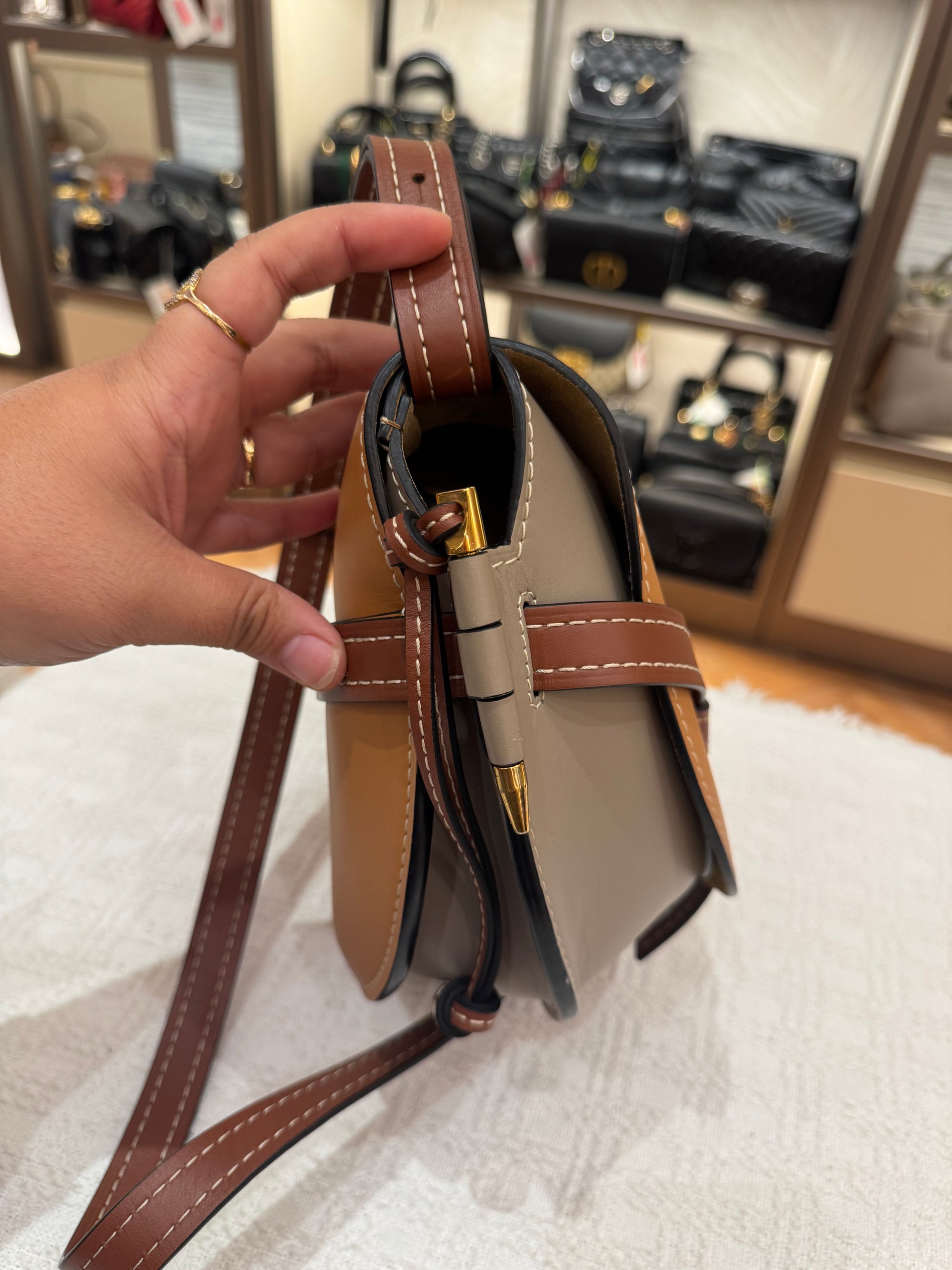 Loewe Gate Tan Multicolor