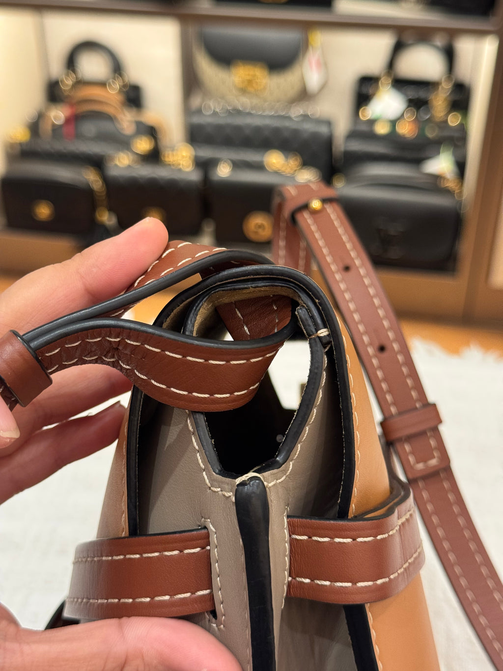 Loewe Gate Tan Multicolor