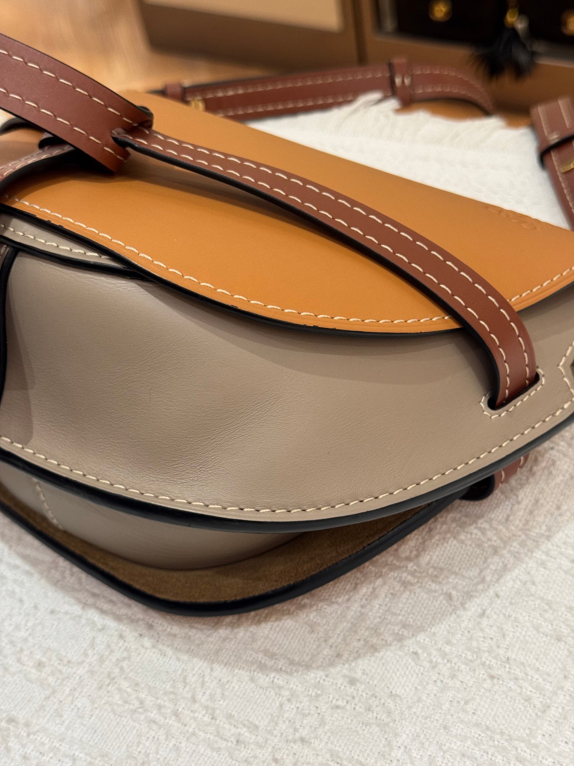 Loewe Gate Tan Multicolor