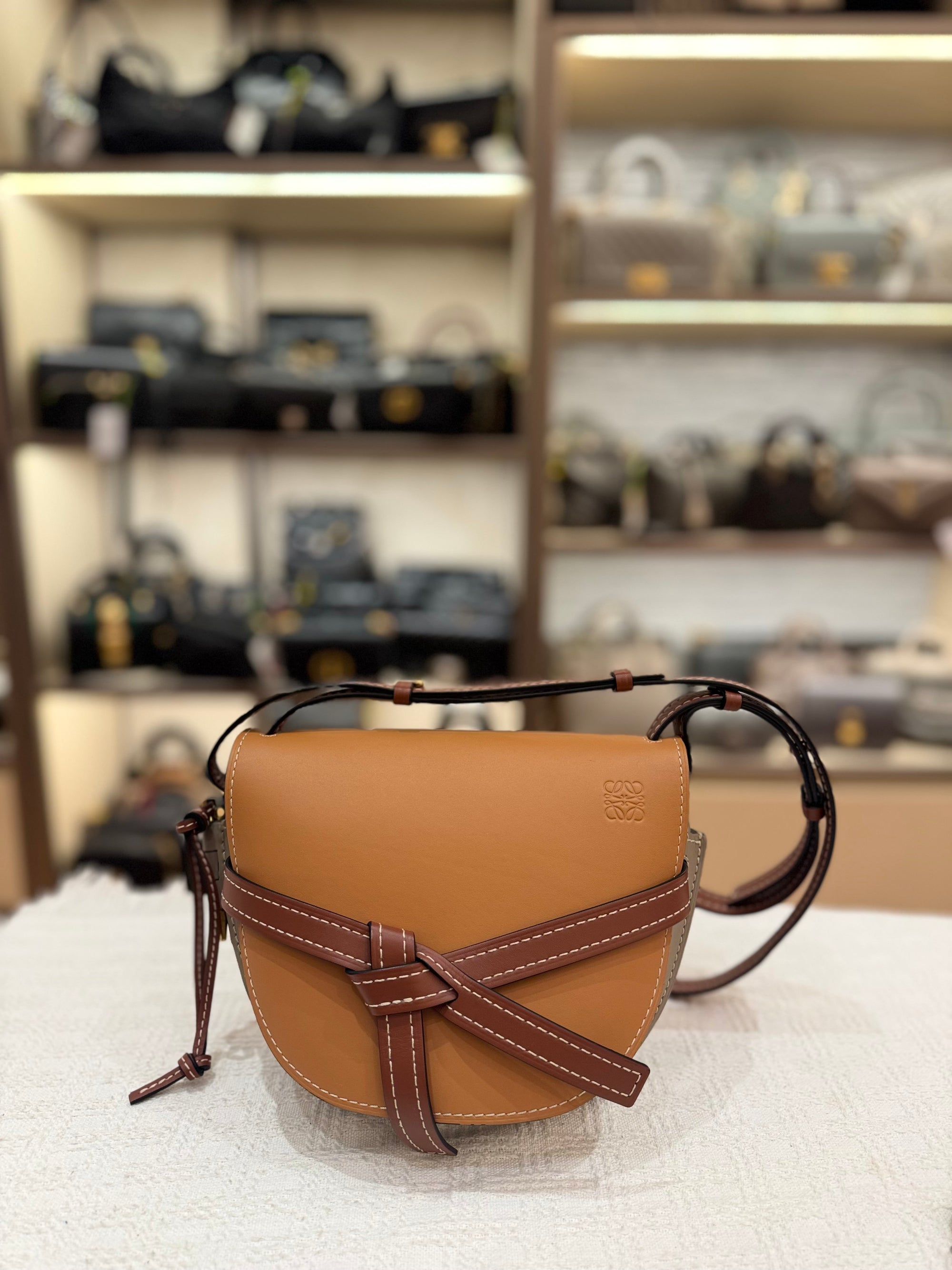 Loewe Gate Tan Multicolor