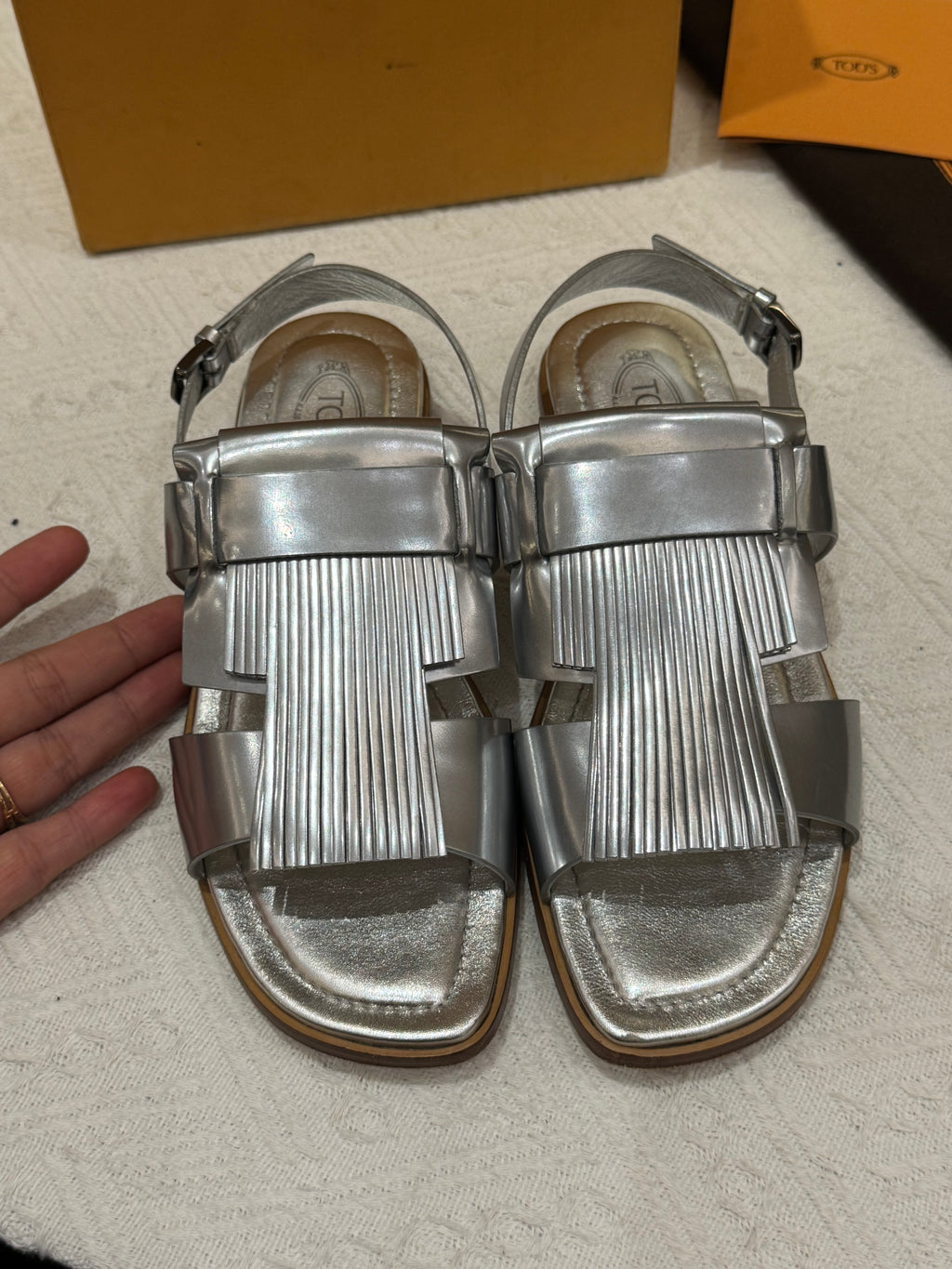 Tods Sandals Fringe