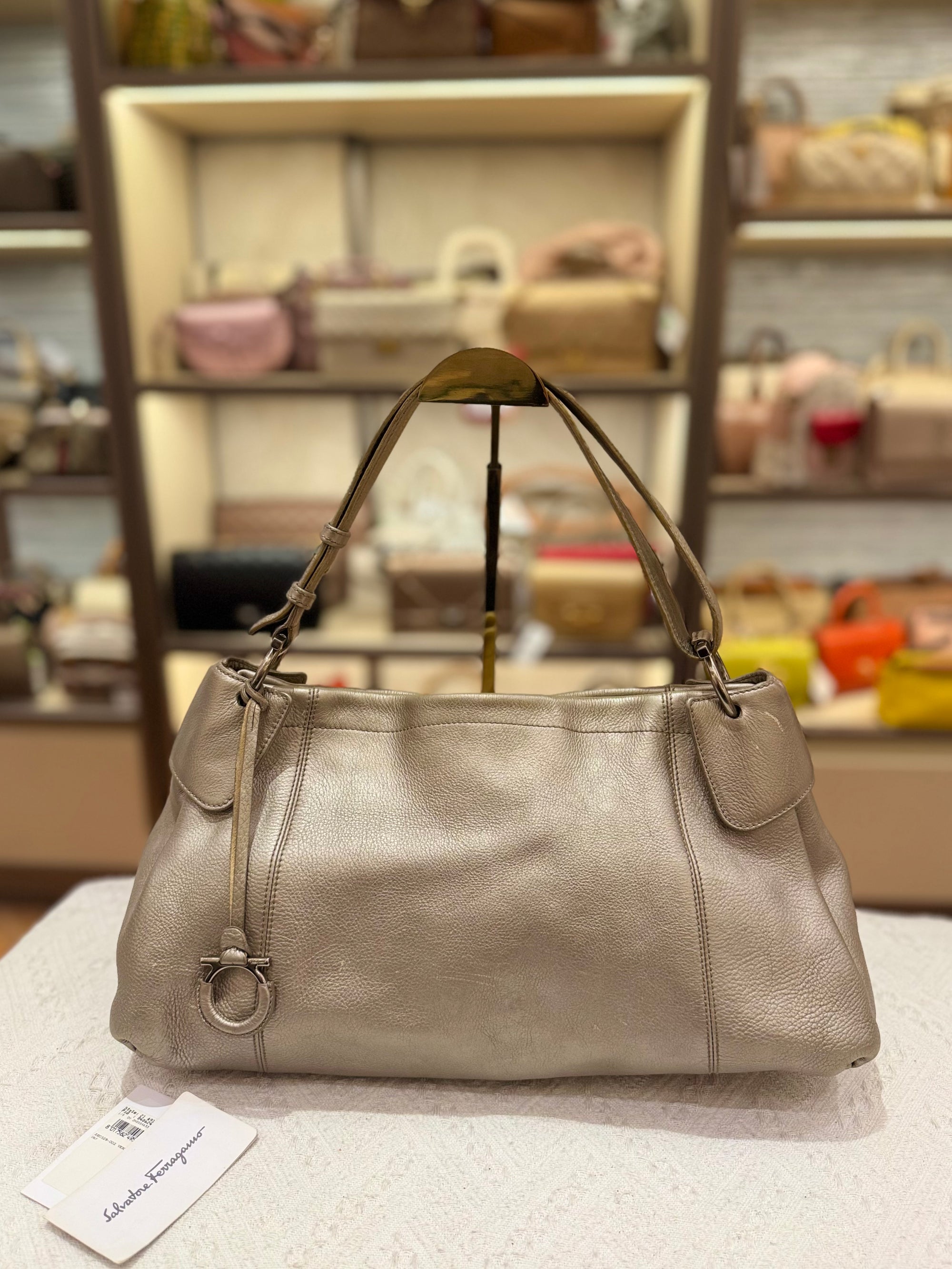 Salvatore Ferragamo Shoulder Gold