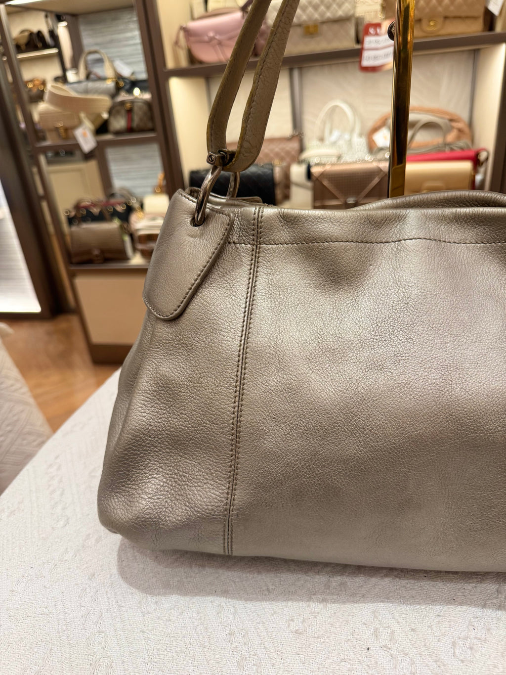 Salvatore Ferragamo Shoulder Gold