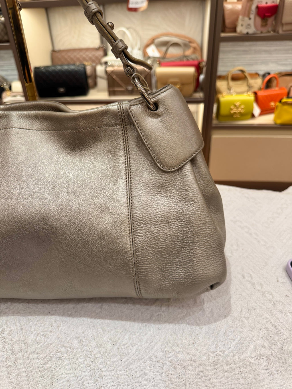 Salvatore Ferragamo Shoulder Gold