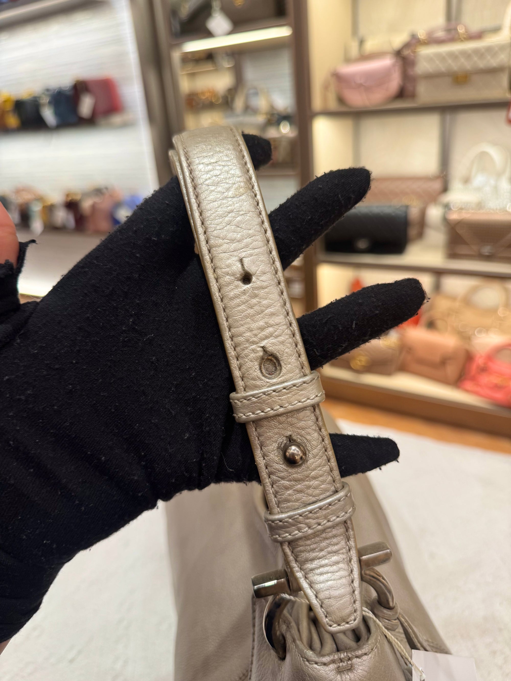 Salvatore Ferragamo Shoulder Gold