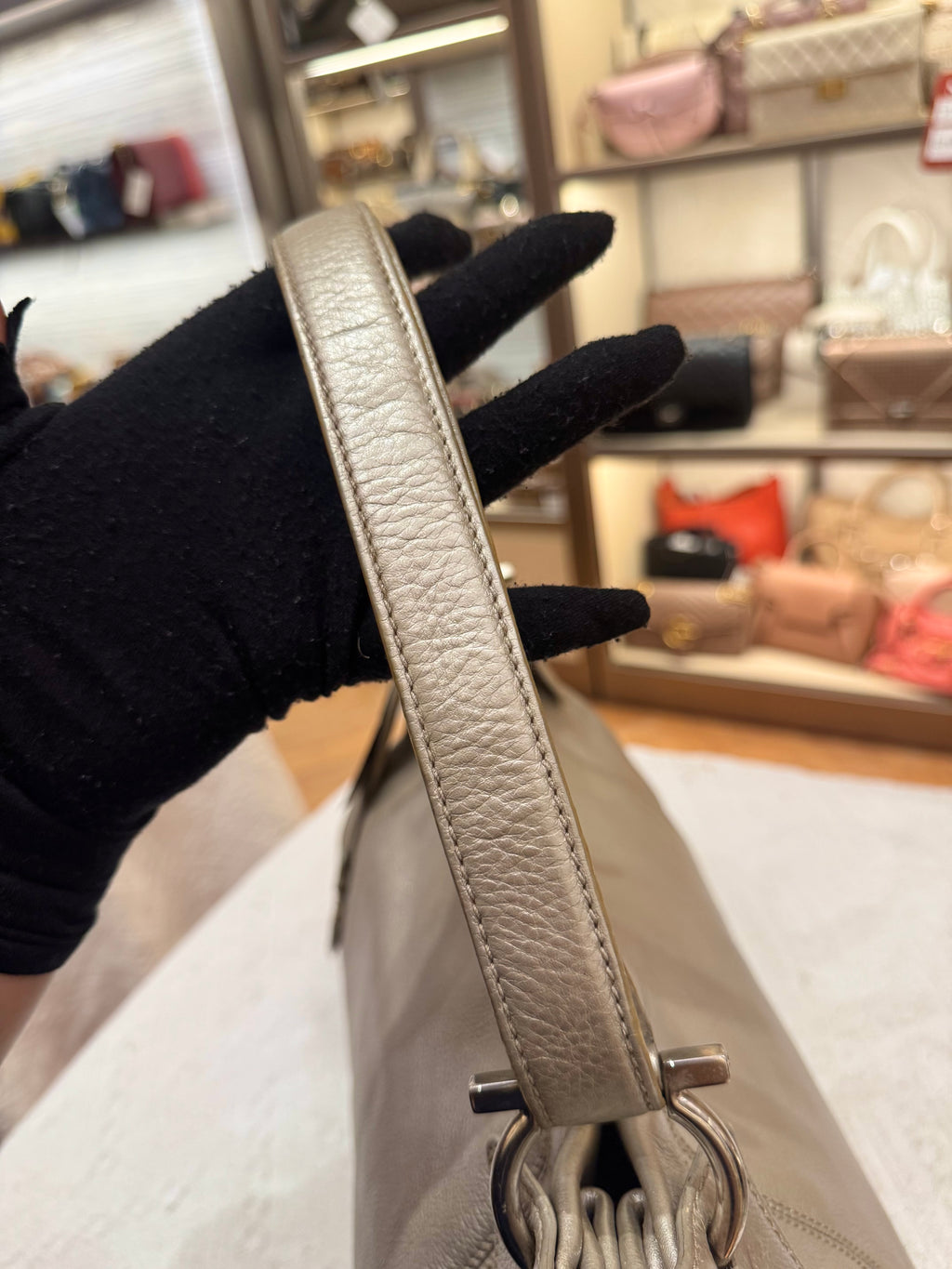 Salvatore Ferragamo Shoulder Gold