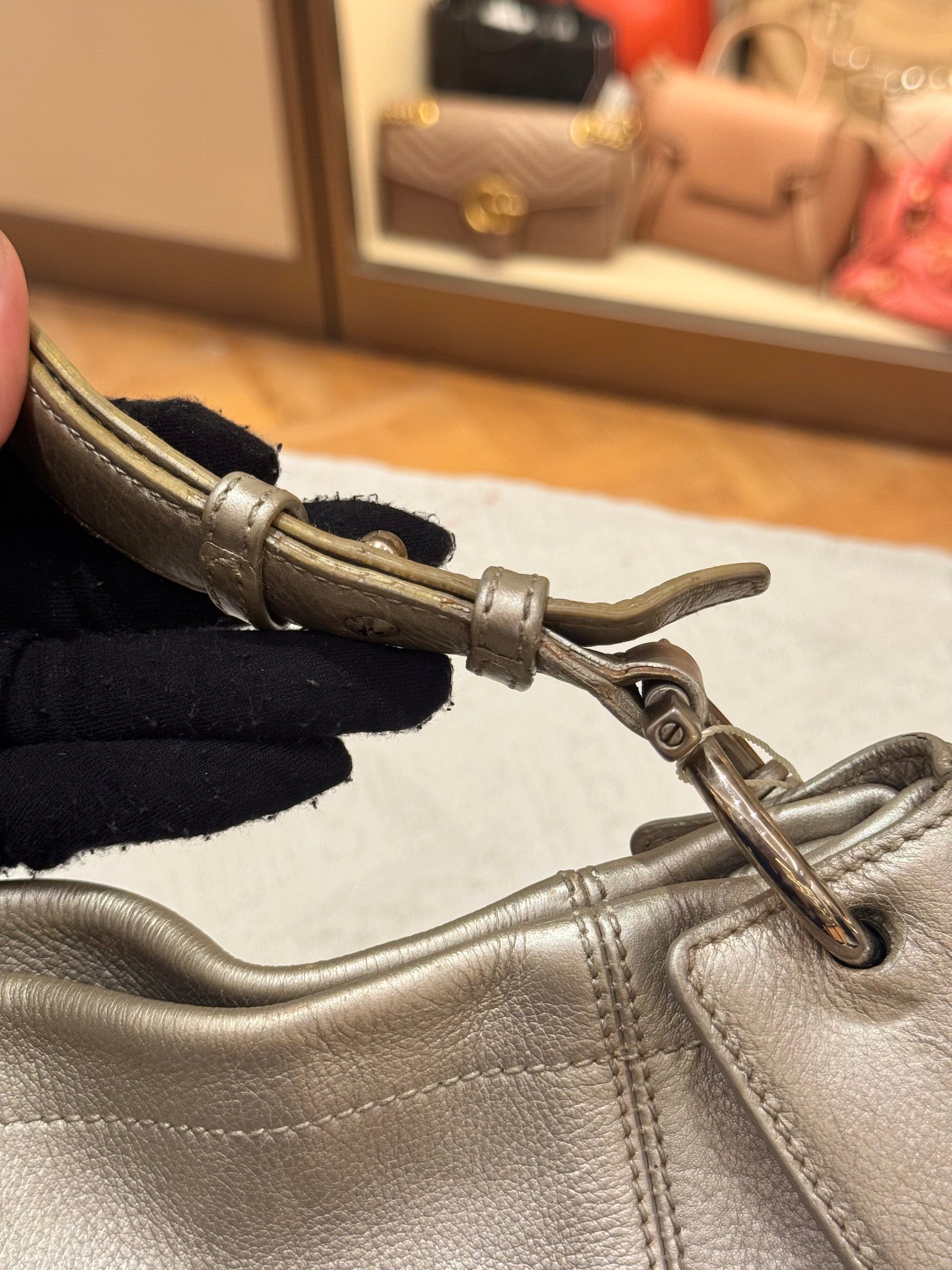 Salvatore Ferragamo Shoulder Gold
