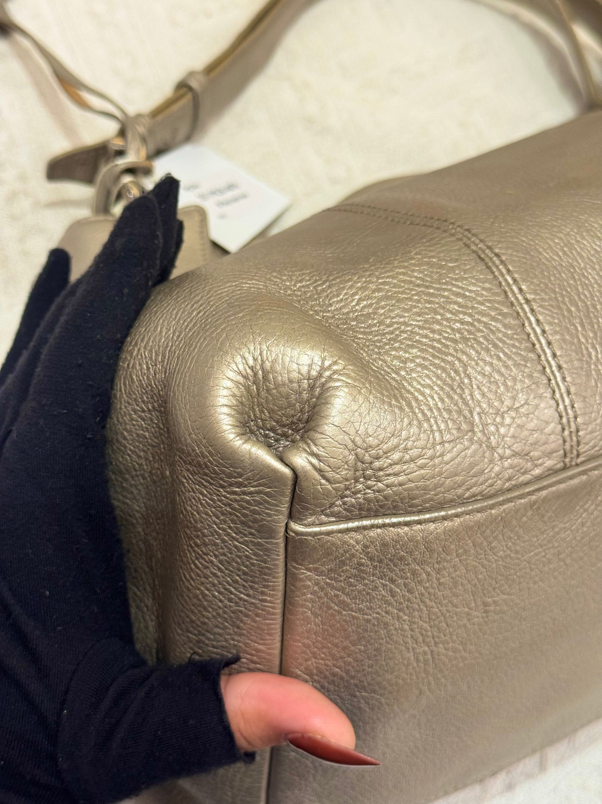 Salvatore Ferragamo Shoulder Gold