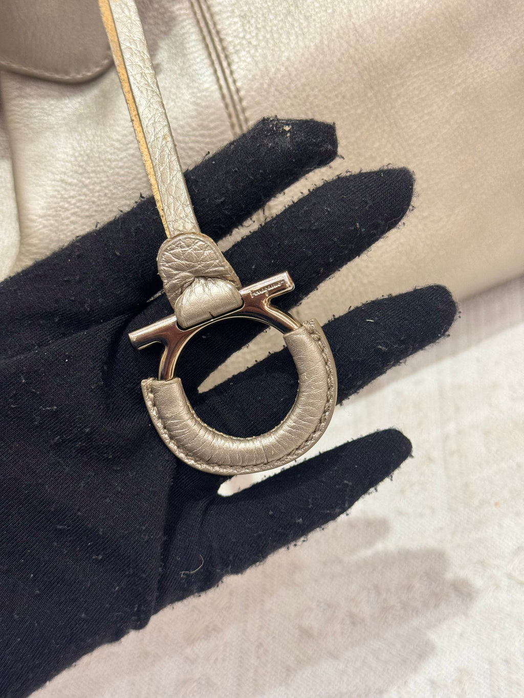 Salvatore Ferragamo Shoulder Gold