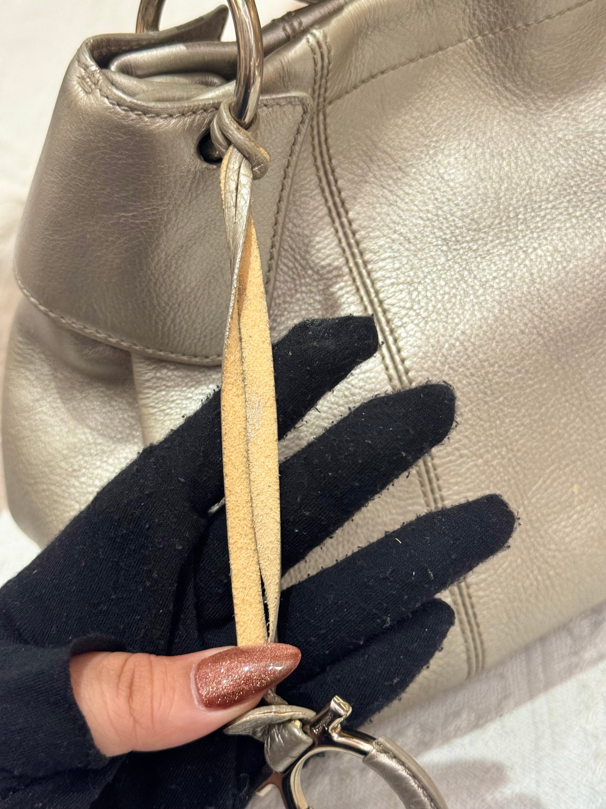 Salvatore Ferragamo Shoulder Gold