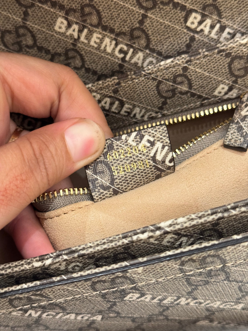 Gucci X Balenciaga Horsebit Monogram