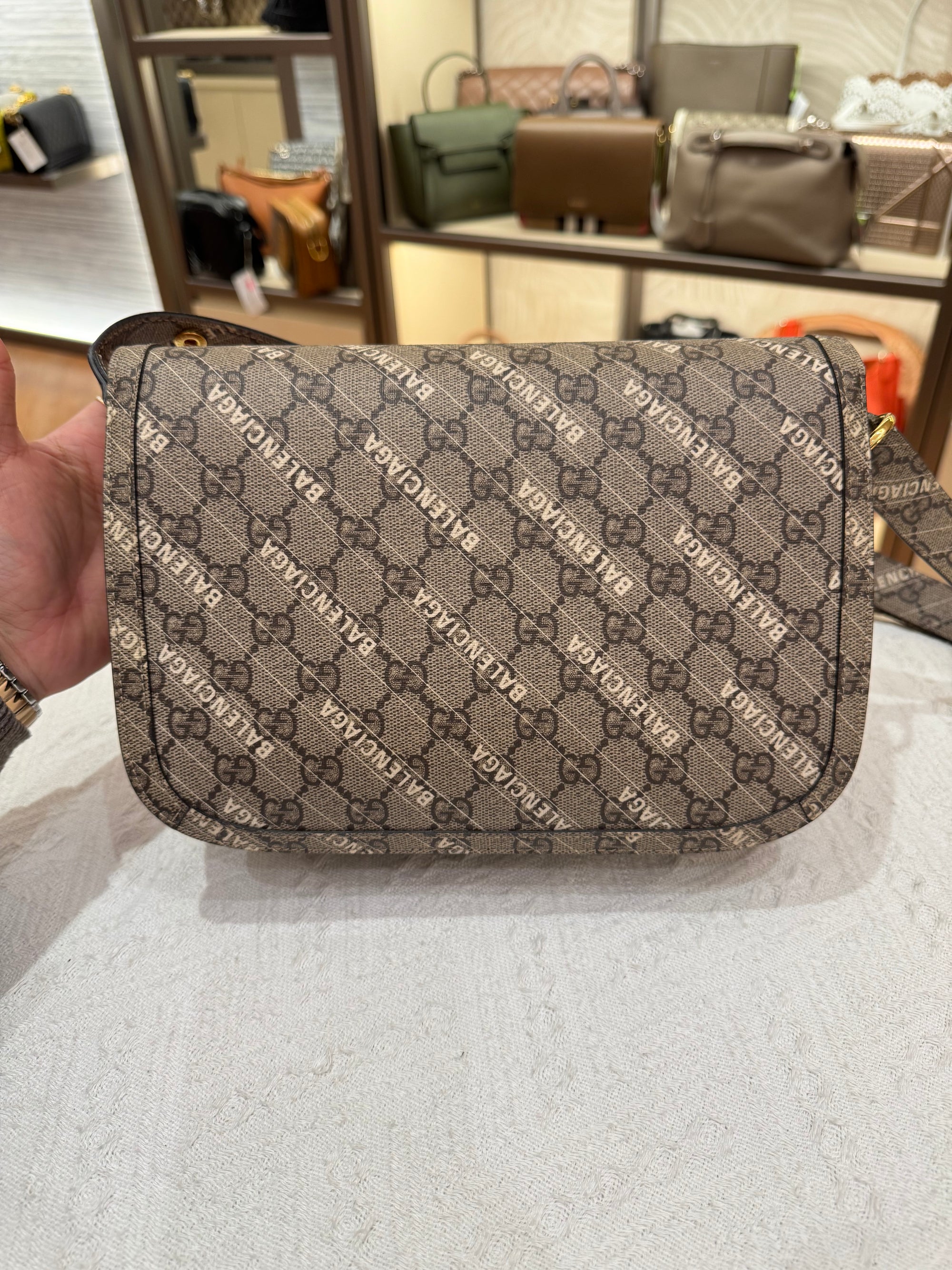 Gucci X Balenciaga Horsebit Monogram