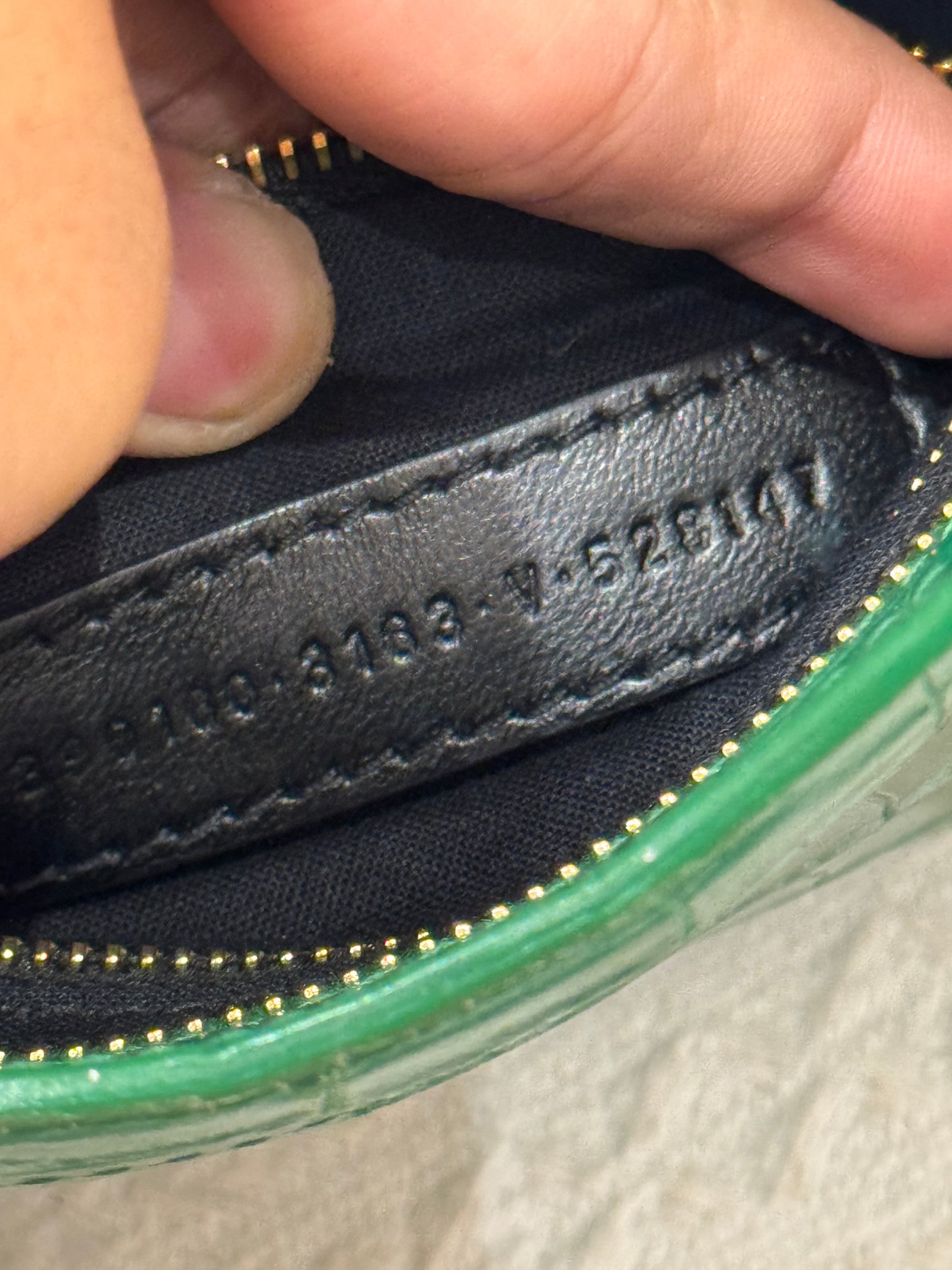 Balenciaga Mini City Croco
