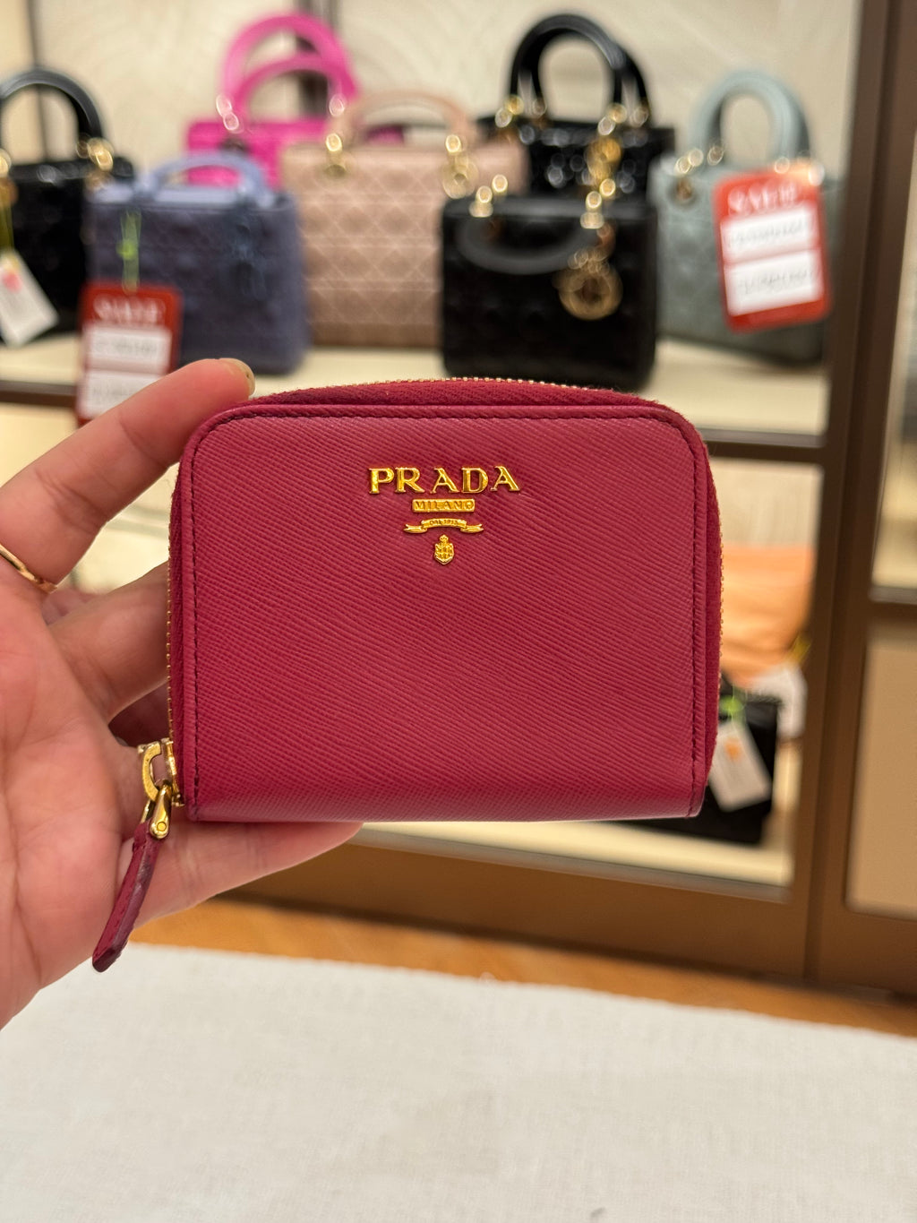 Prada Zipper Wallet