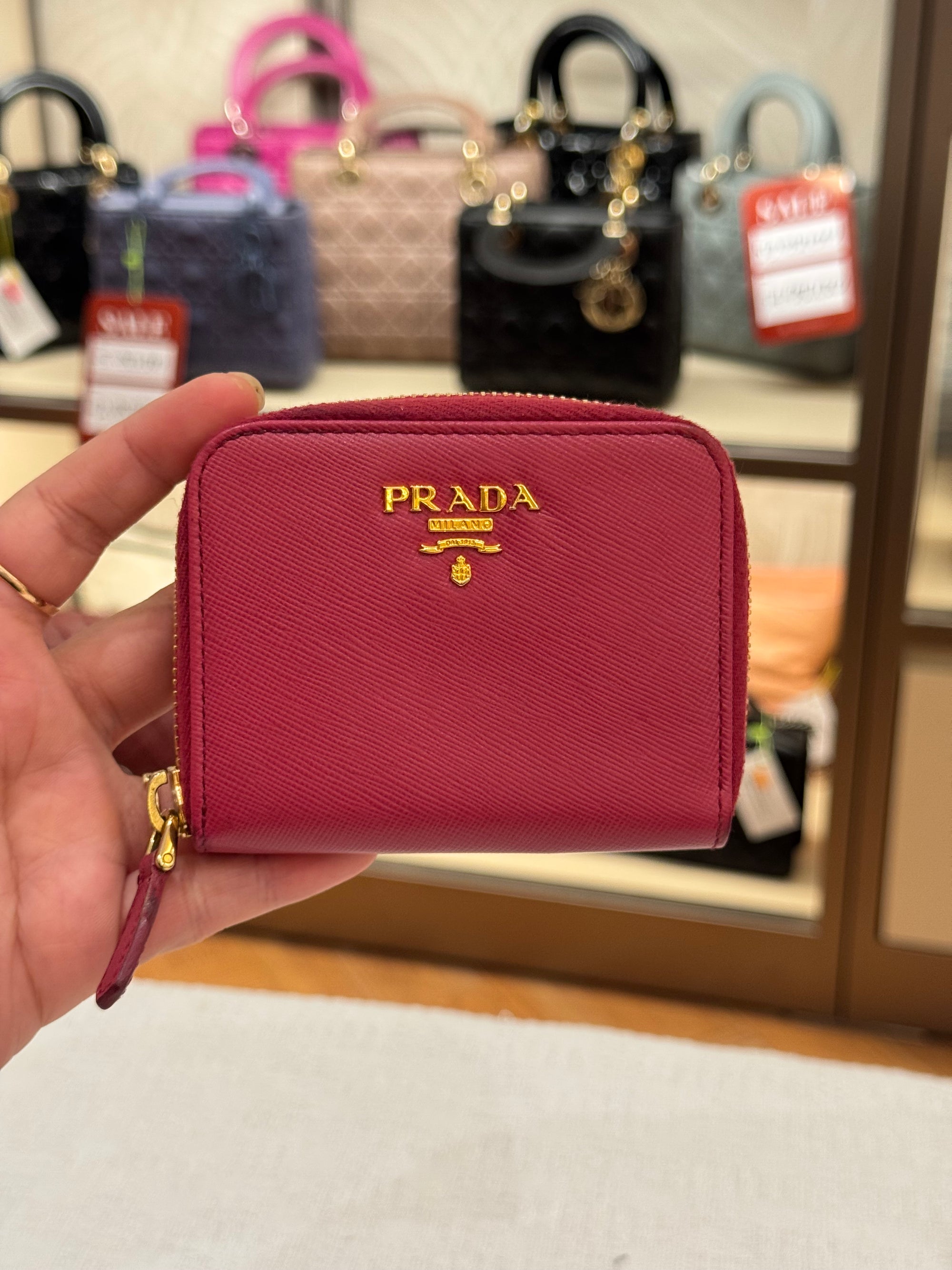 Prada Zipper Wallet