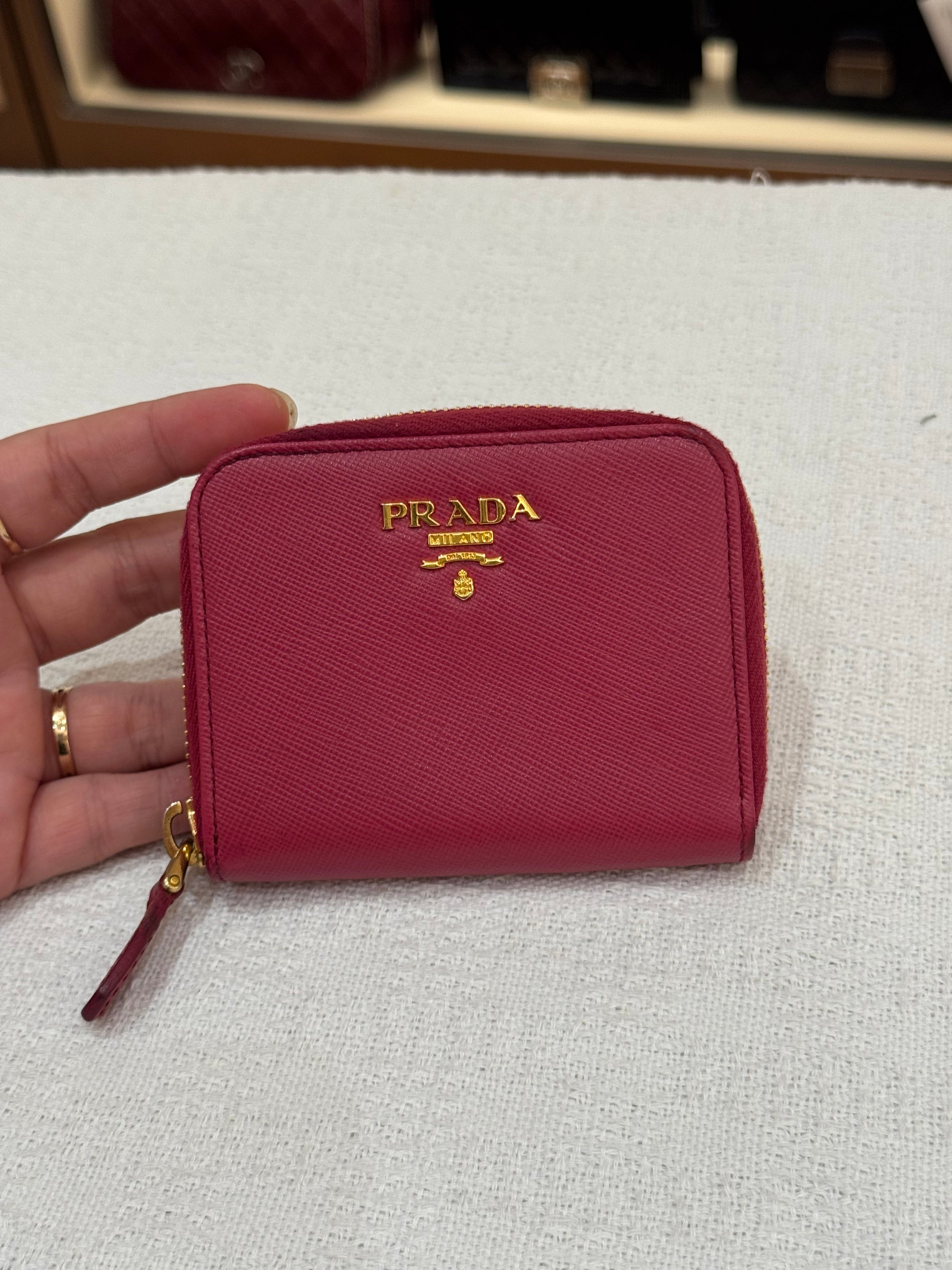 Prada Zipper Wallet
