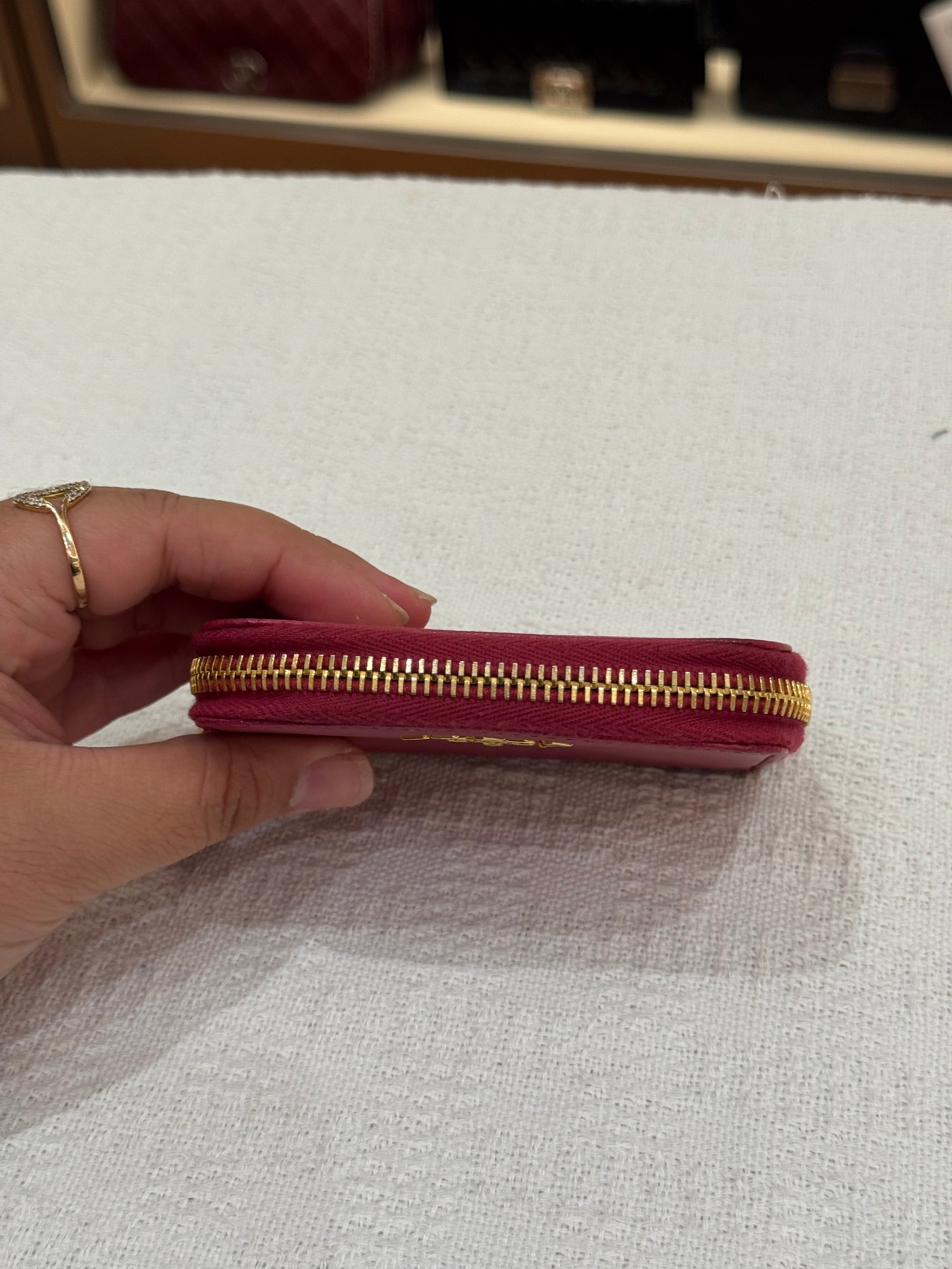 Prada Zipper Wallet