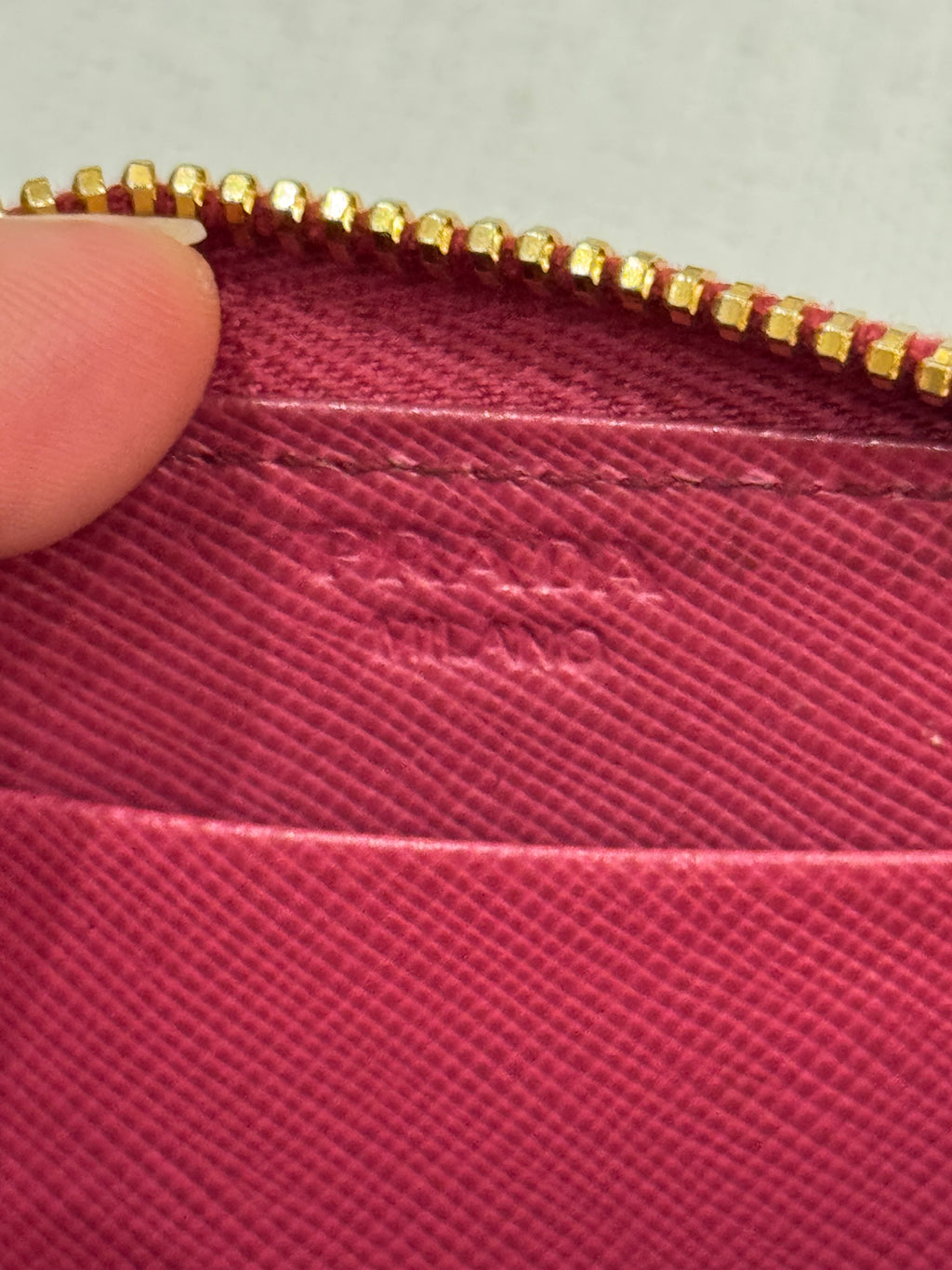 Prada Zipper Wallet