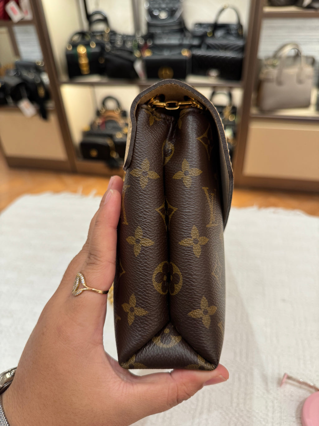 Louis Vuitton Pallas Chain Monogram Dune