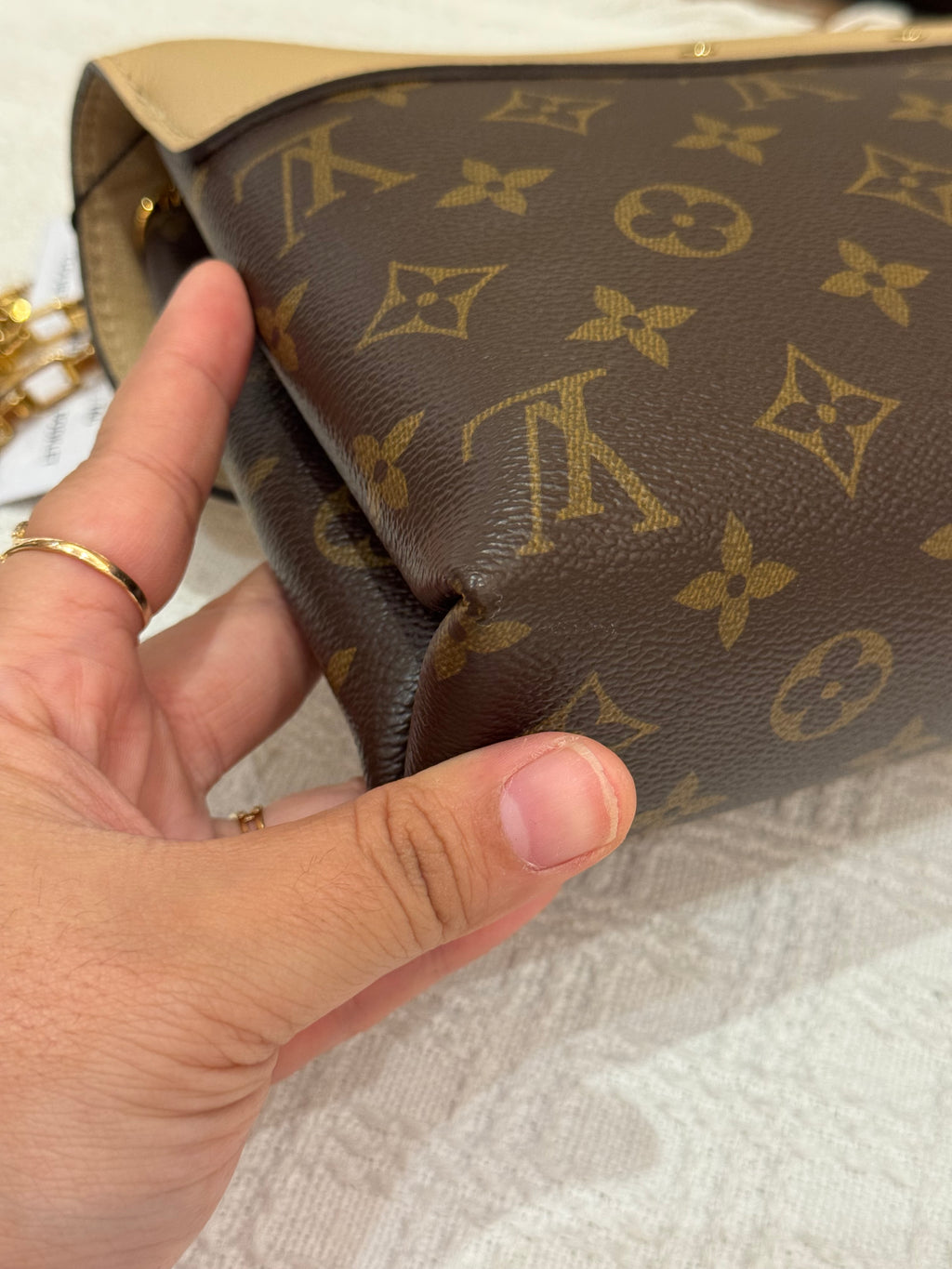 Louis Vuitton Pallas Chain Monogram Dune