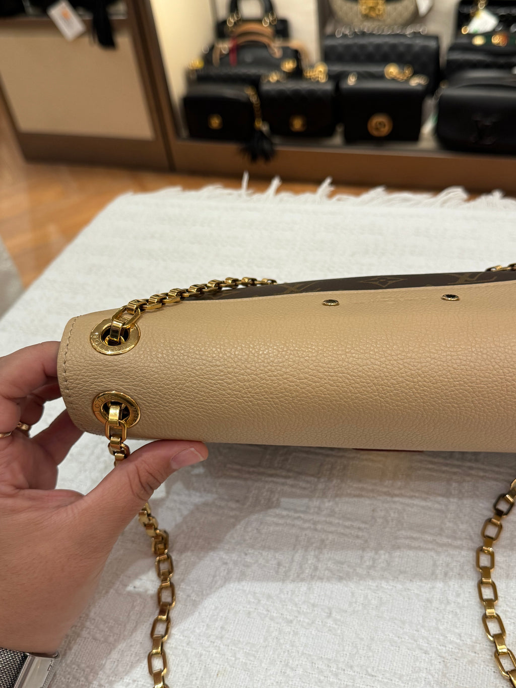 Louis Vuitton Pallas Chain Monogram Dune