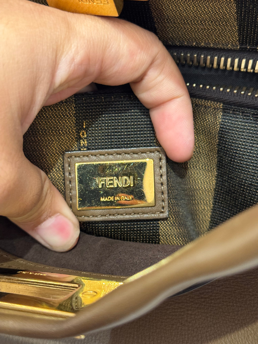 Fendi Peekaboo Medium Brown