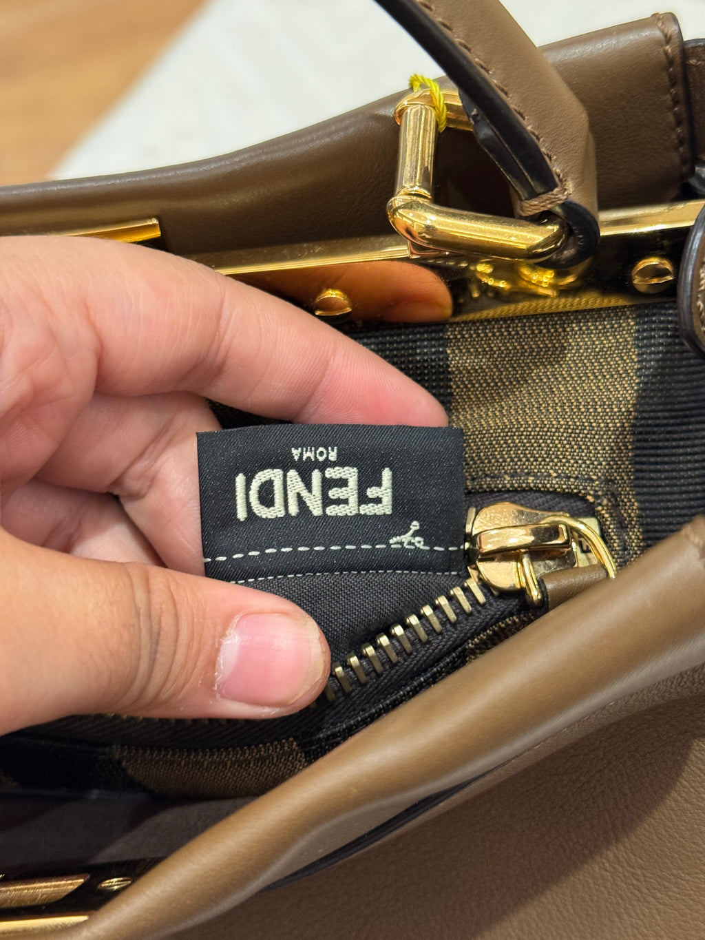 Fendi Peekaboo Medium Brown