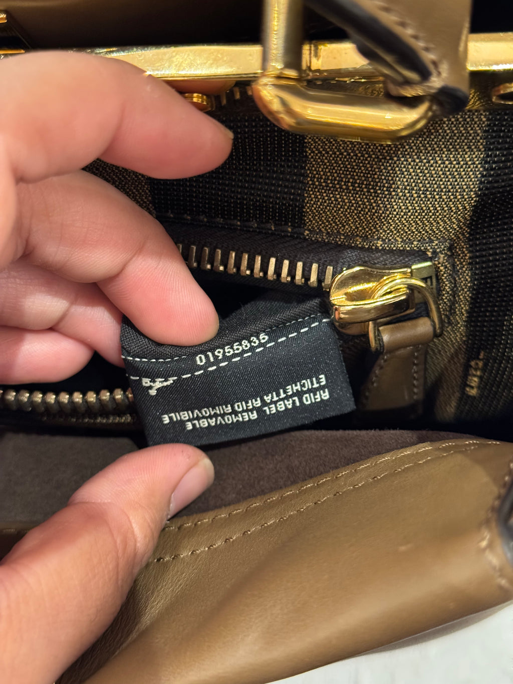 Fendi Peekaboo Medium Brown