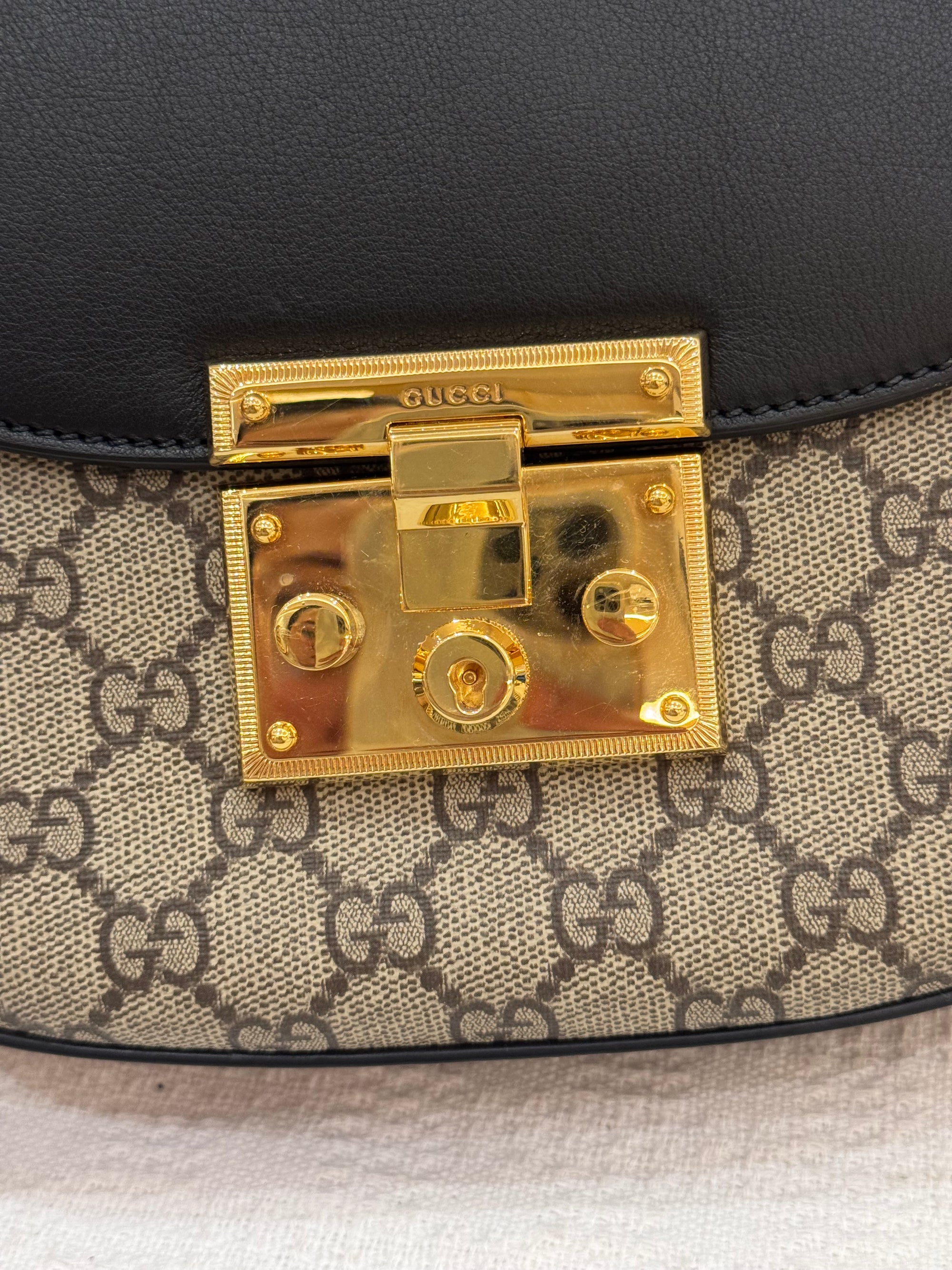 Gucci Padlock Halfmoon Monogram