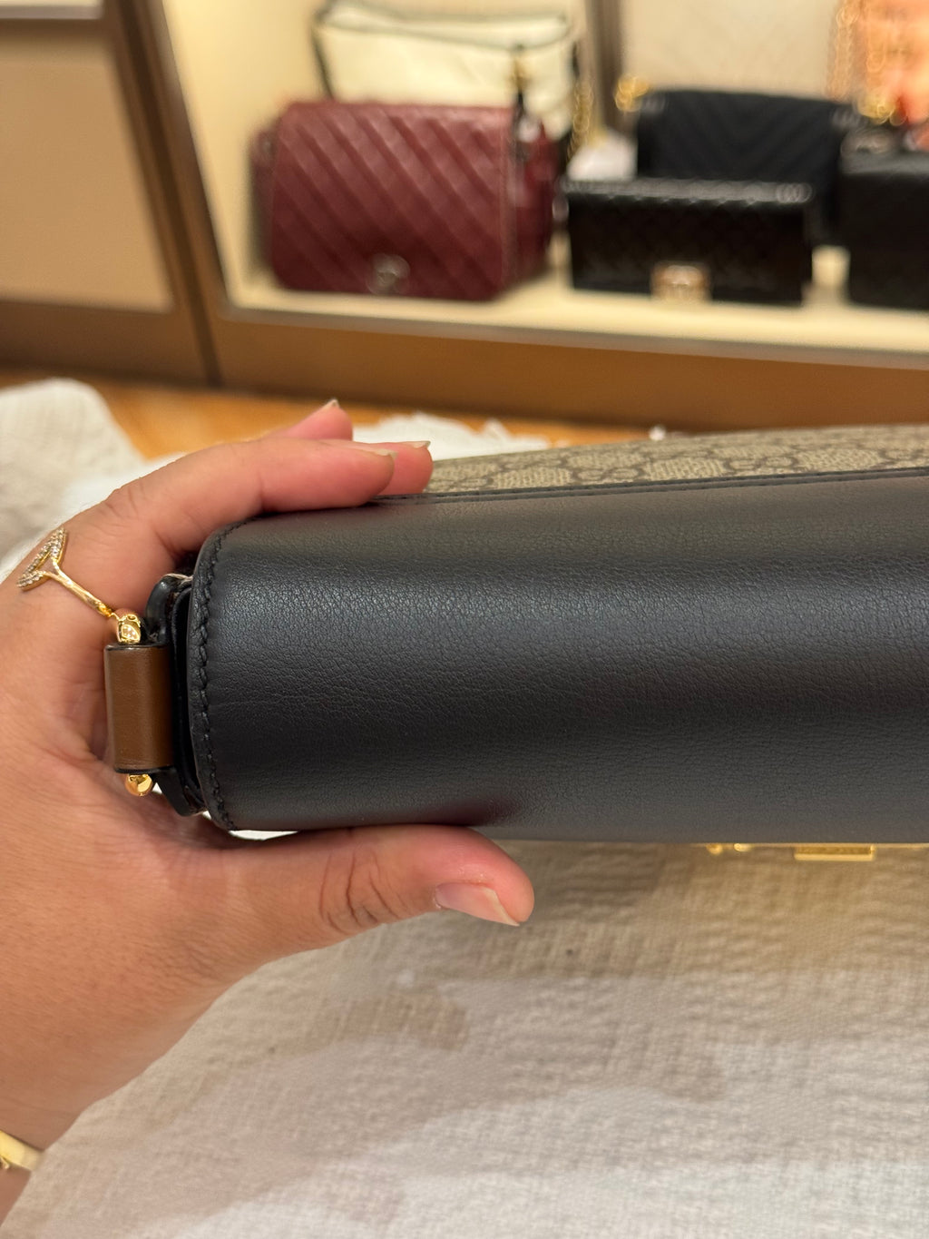 Gucci Padlock Halfmoon Monogram