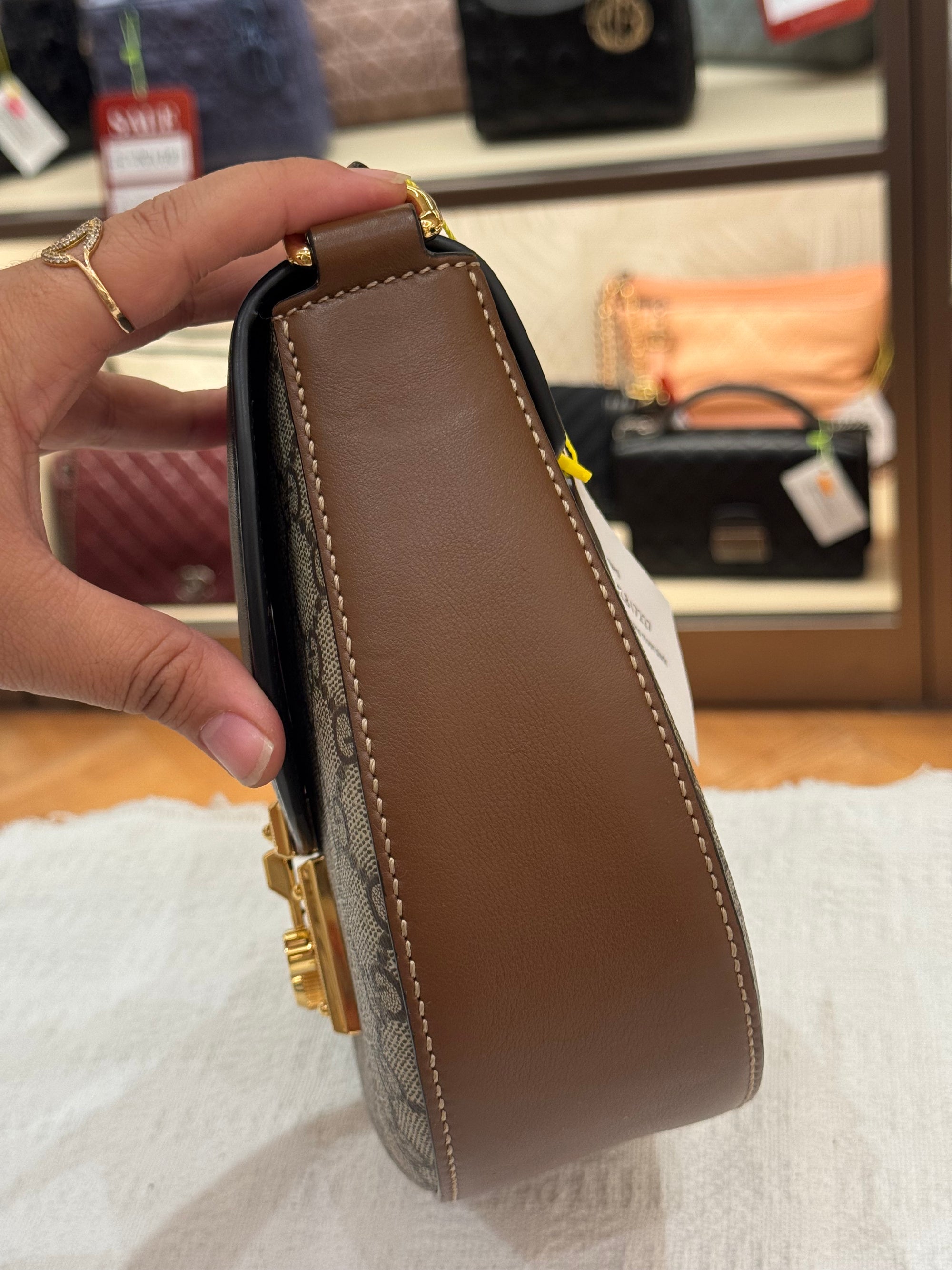 Gucci Padlock Halfmoon Monogram