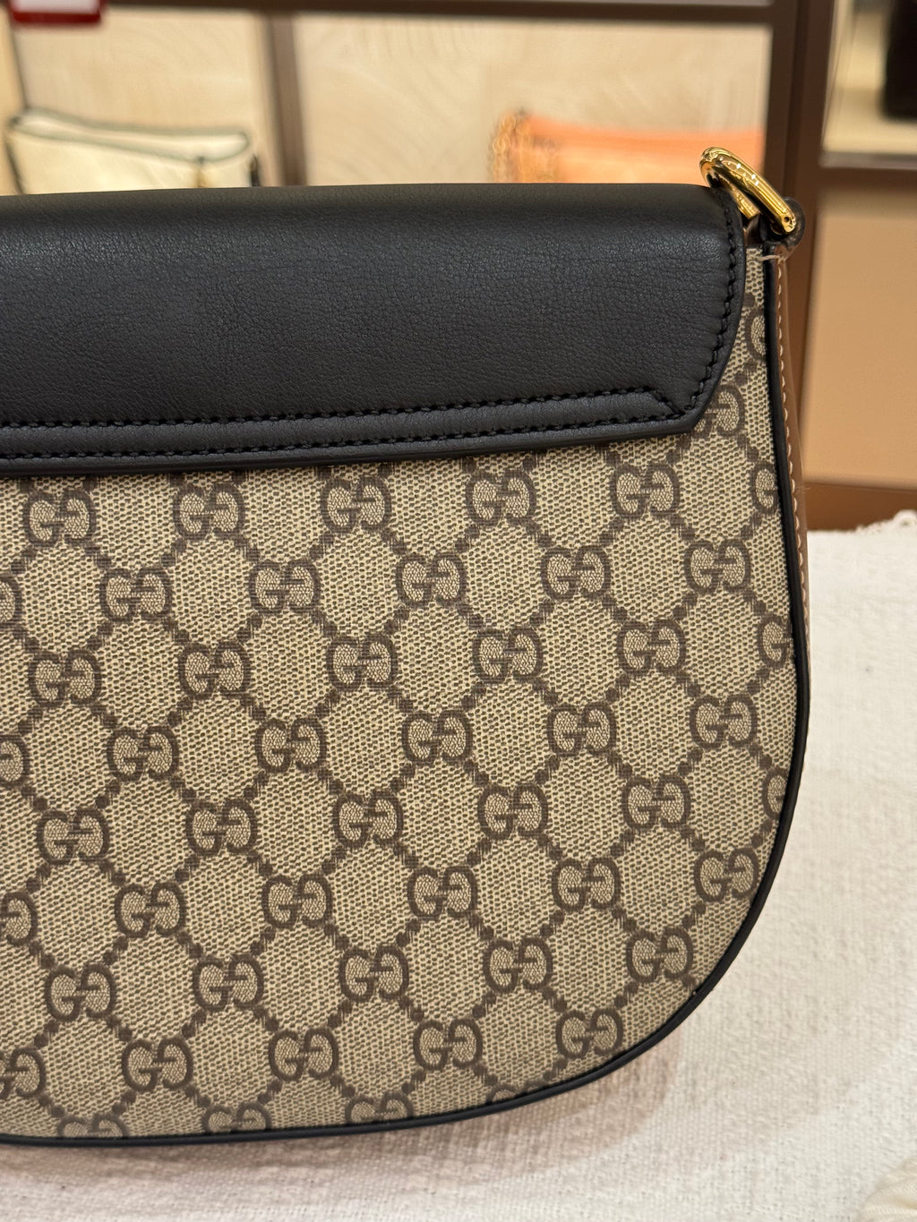 Gucci Padlock Halfmoon Monogram