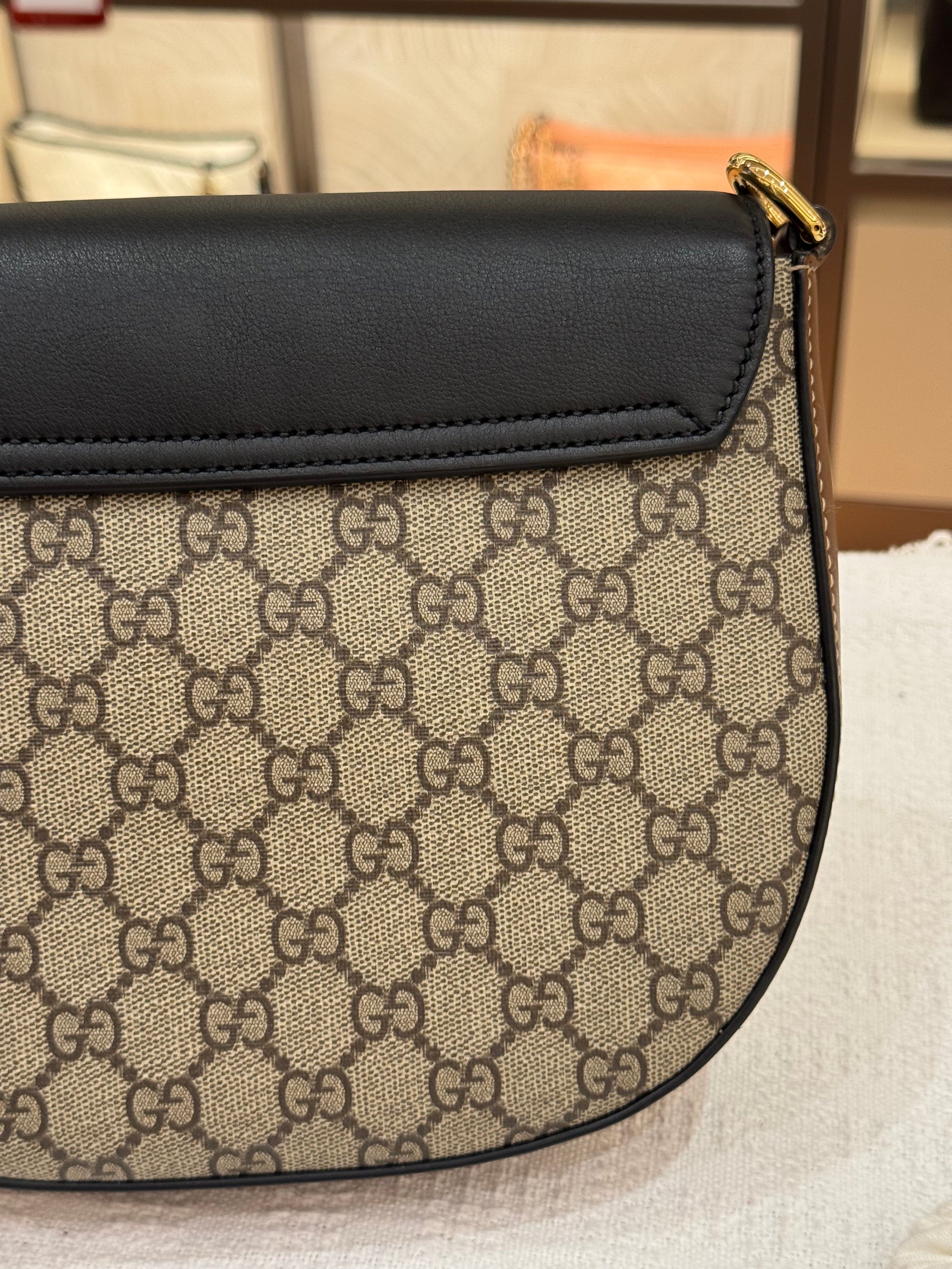 Gucci Padlock Halfmoon Monogram
