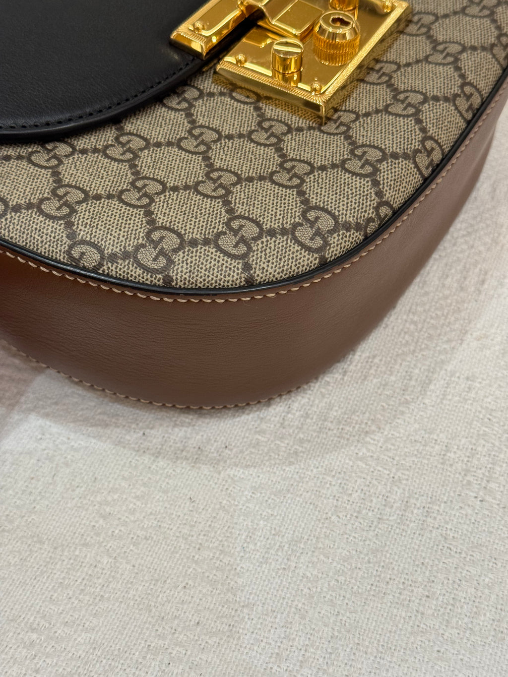 Gucci Padlock Halfmoon Monogram