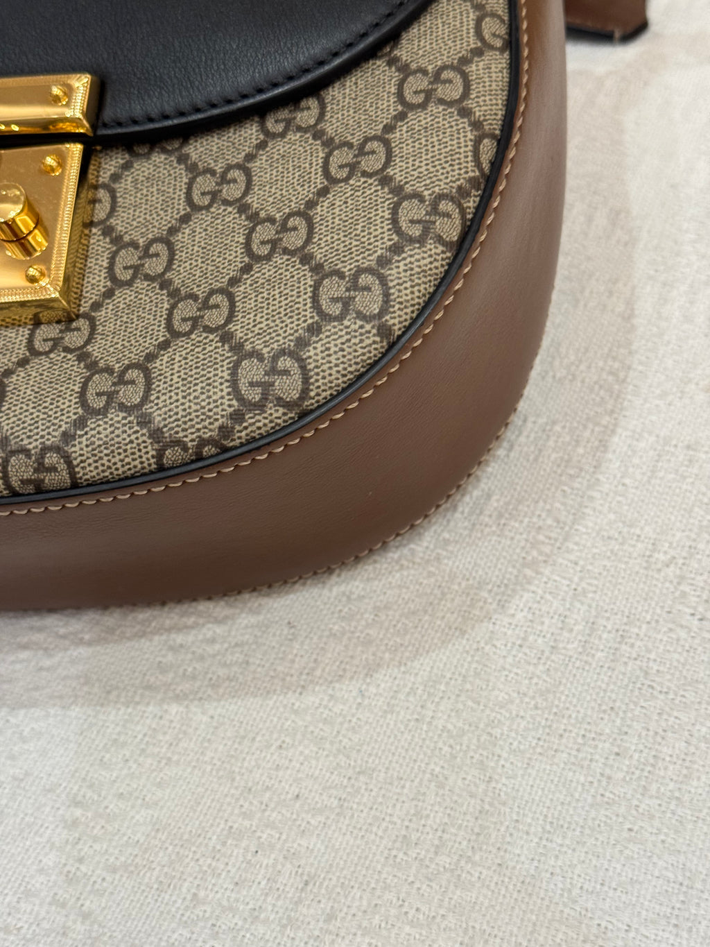 Gucci Padlock Halfmoon Monogram