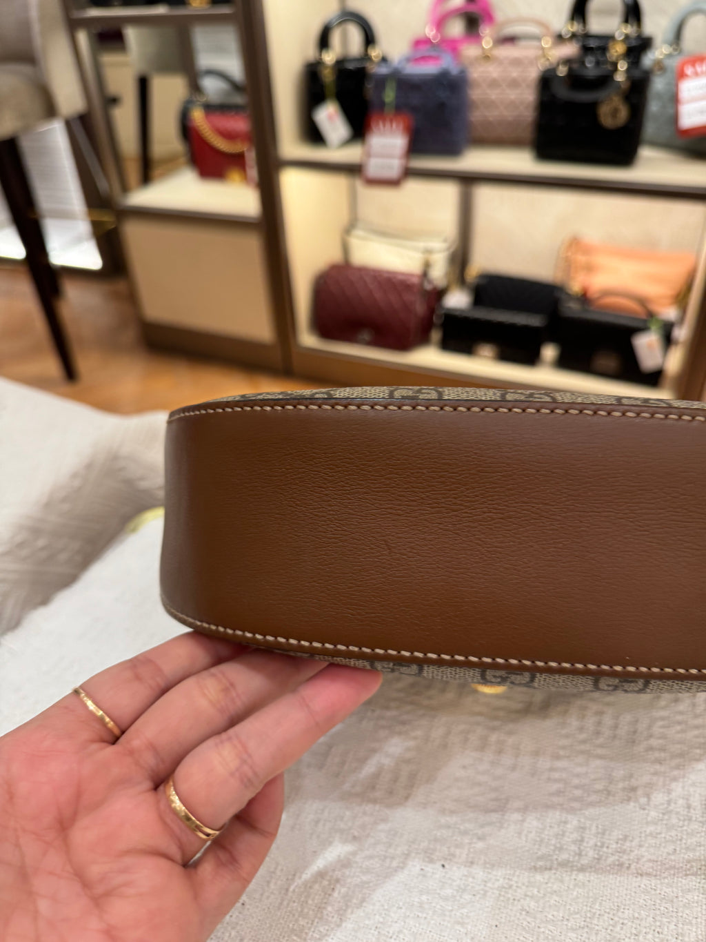 Gucci Padlock Halfmoon Monogram