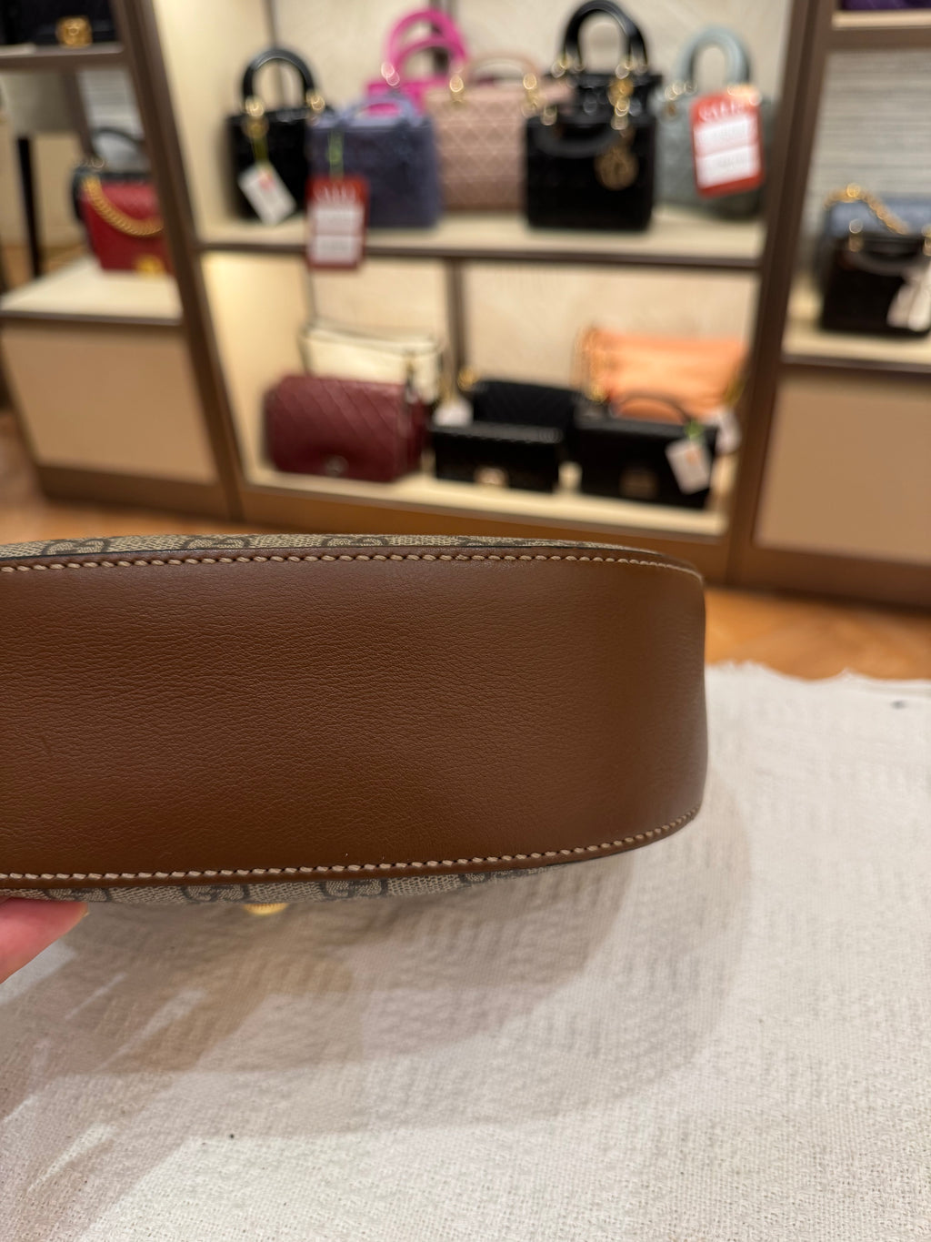 Gucci Padlock Halfmoon Monogram