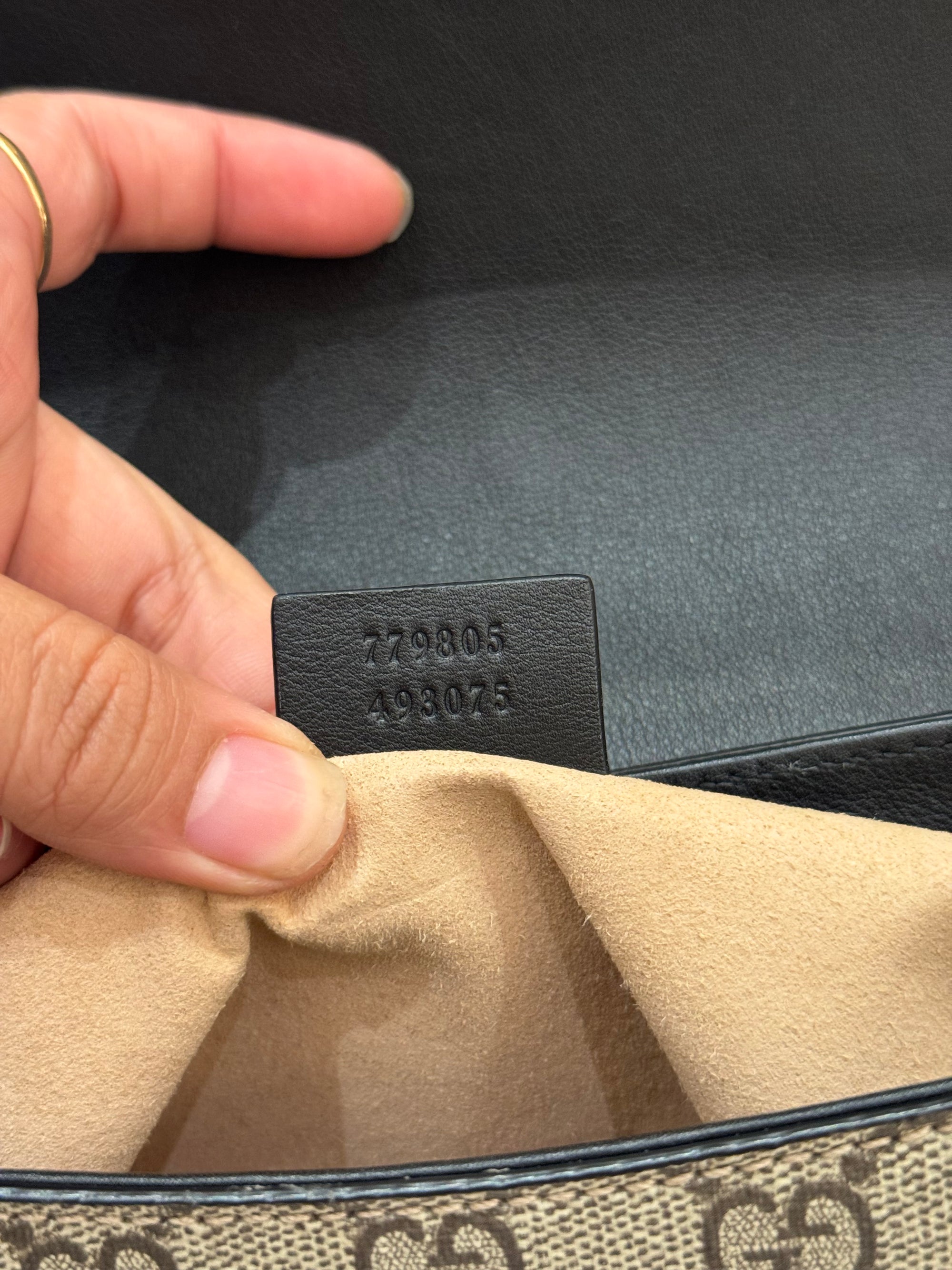Gucci Padlock Halfmoon Monogram