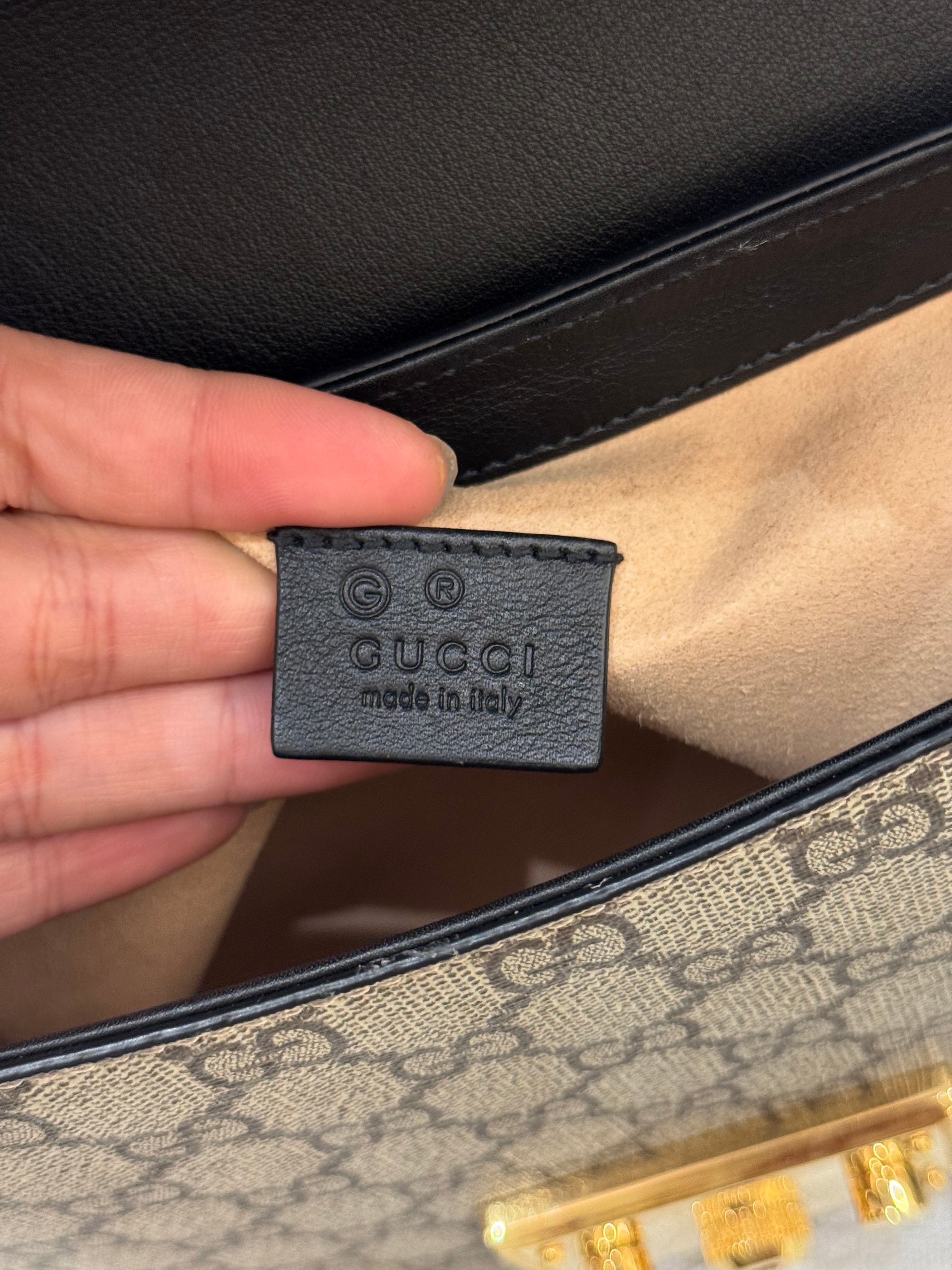 Gucci Padlock Halfmoon Monogram