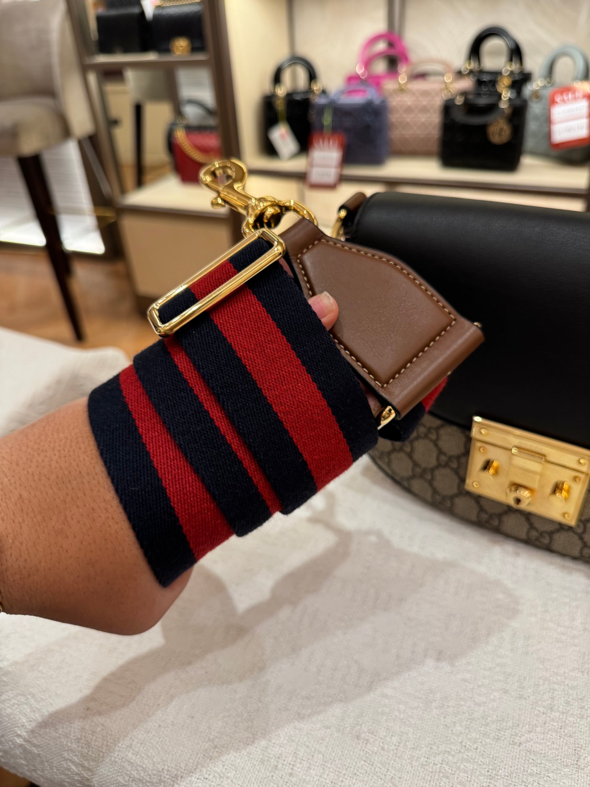 Gucci Padlock Halfmoon Monogram
