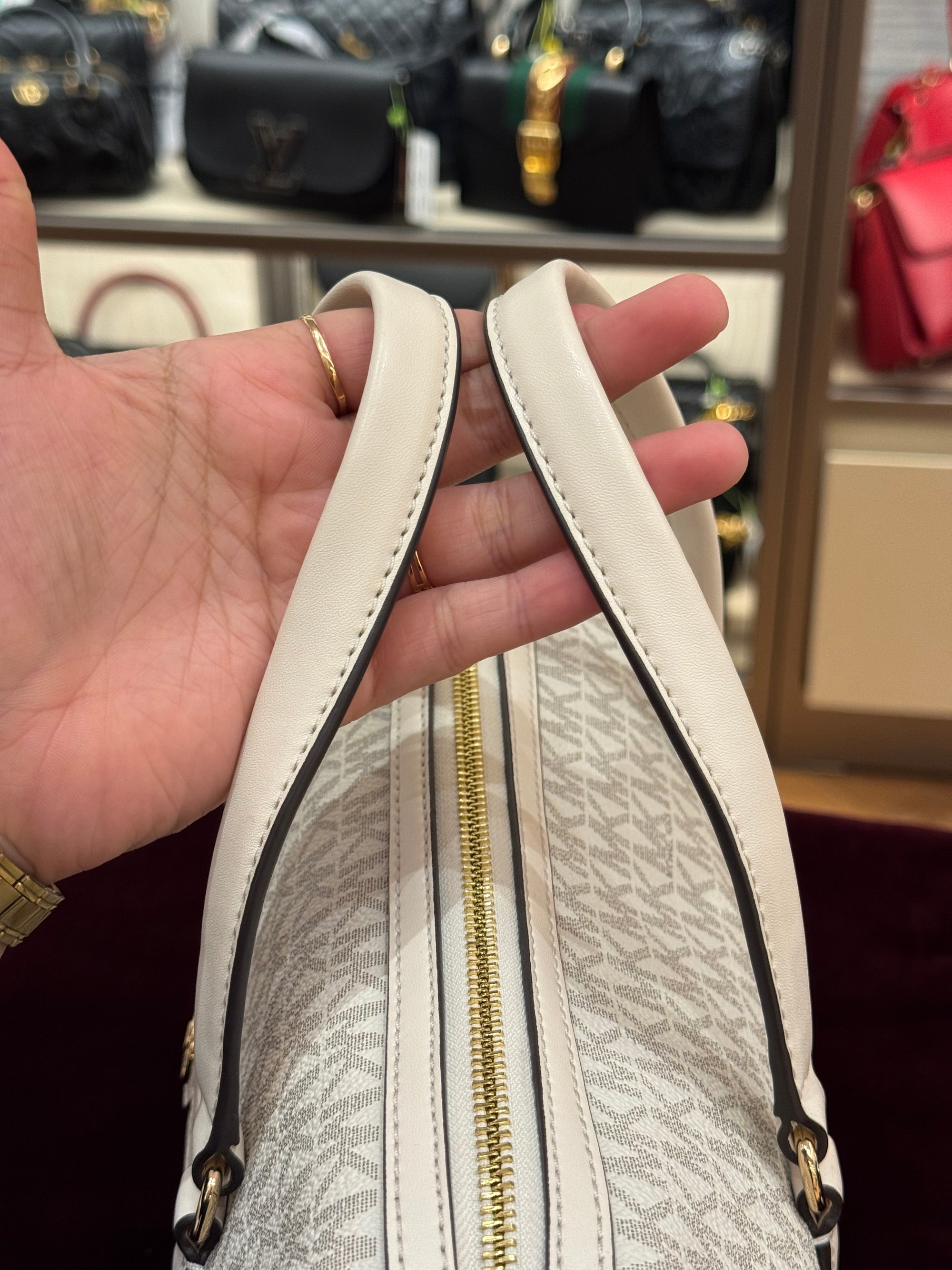Michael Kors Travel Duffle Medium Cream Multi