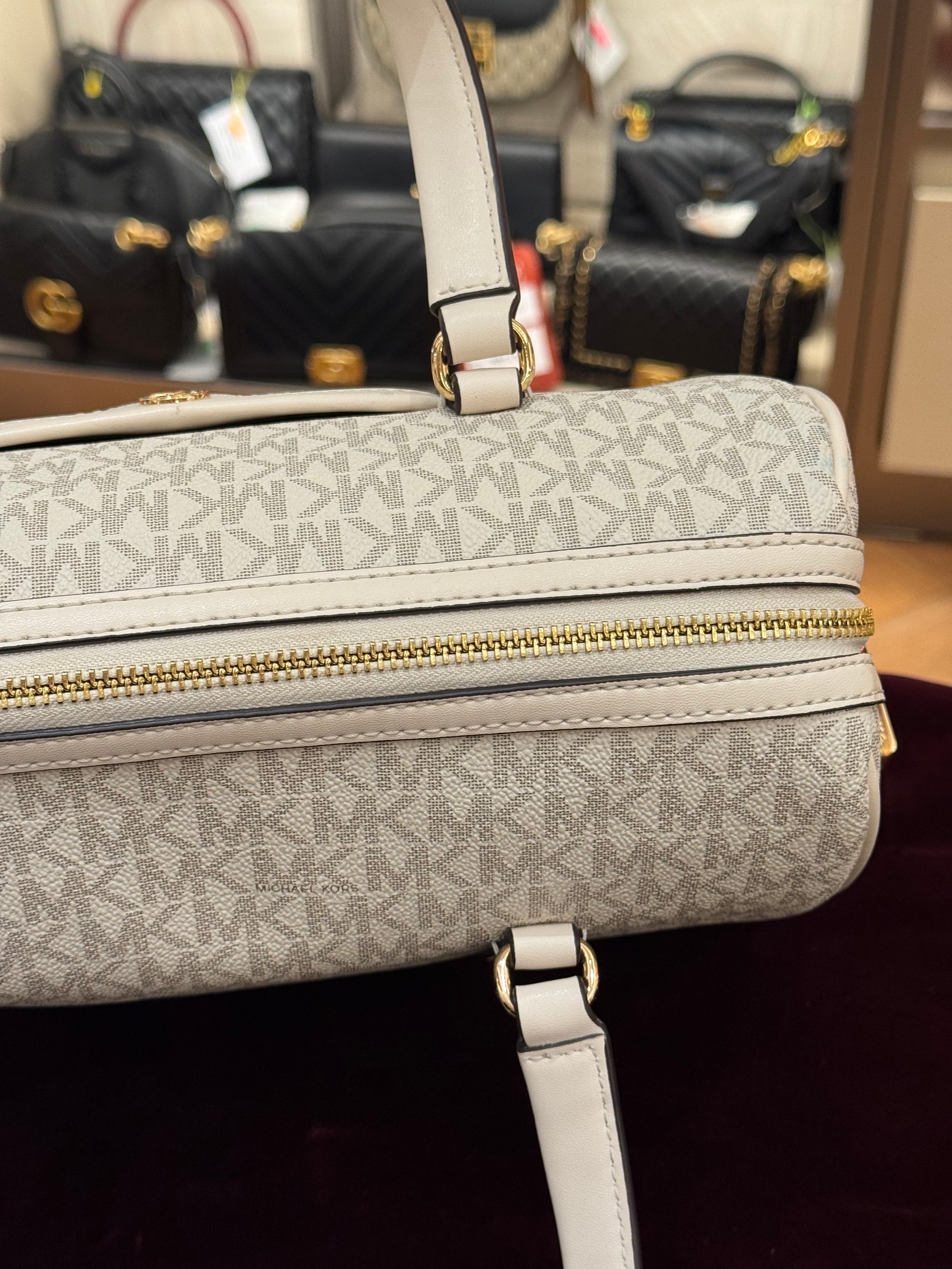 Michael Kors Travel Duffle Medium Cream Multi