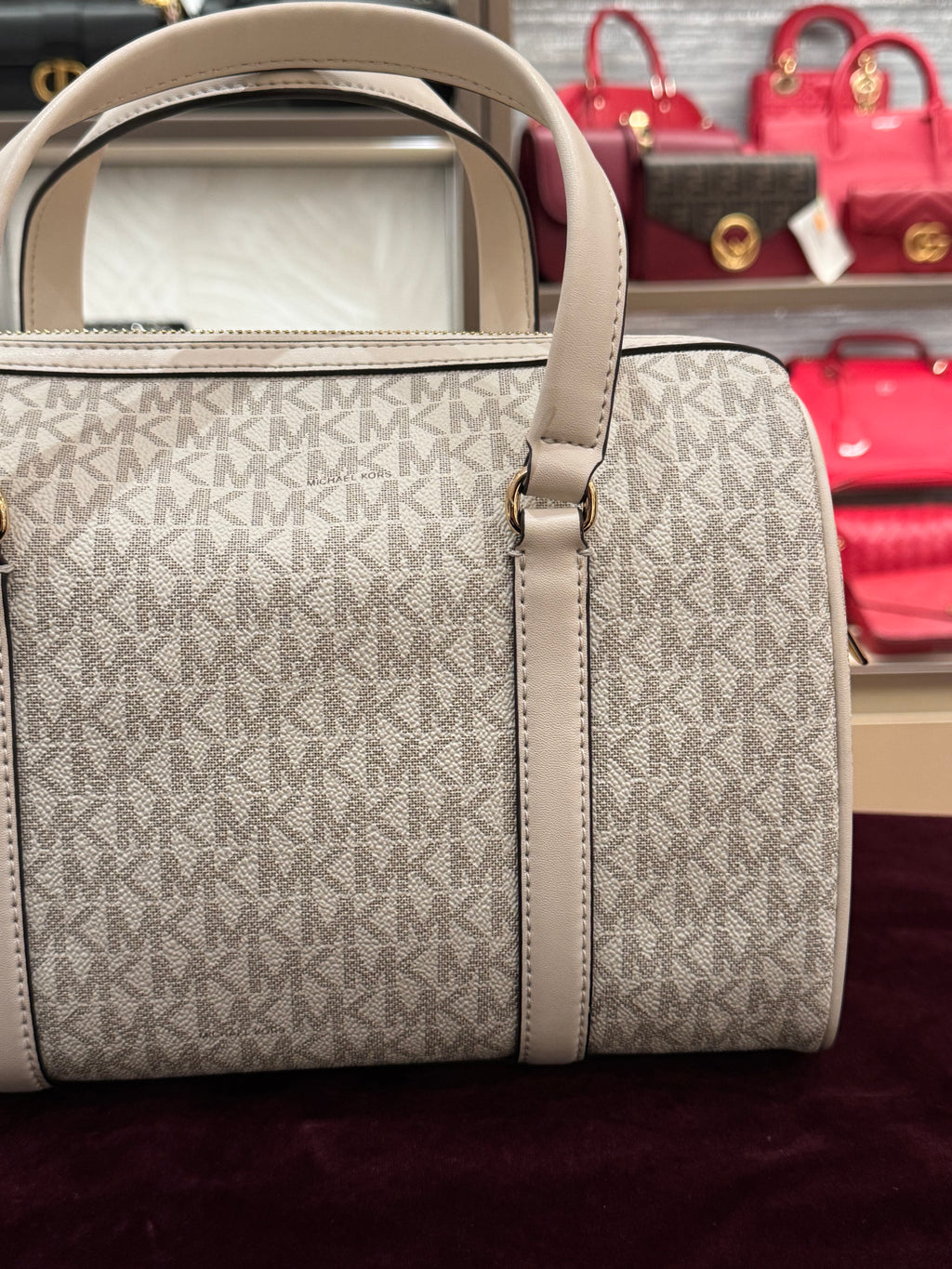 Michael Kors Travel Duffle Medium Cream Multi