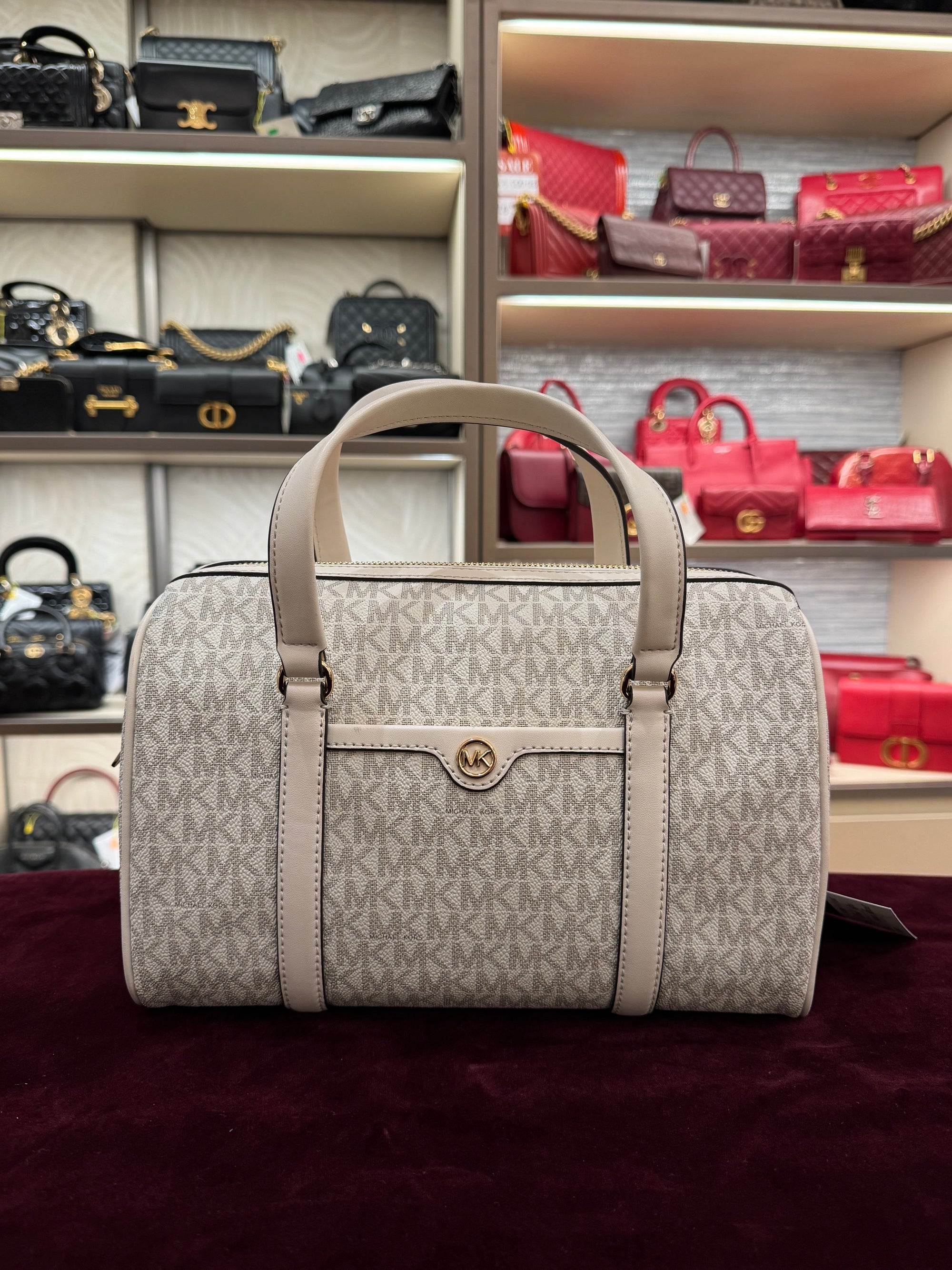 Michael Kors Travel Duffle Medium Cream Multi