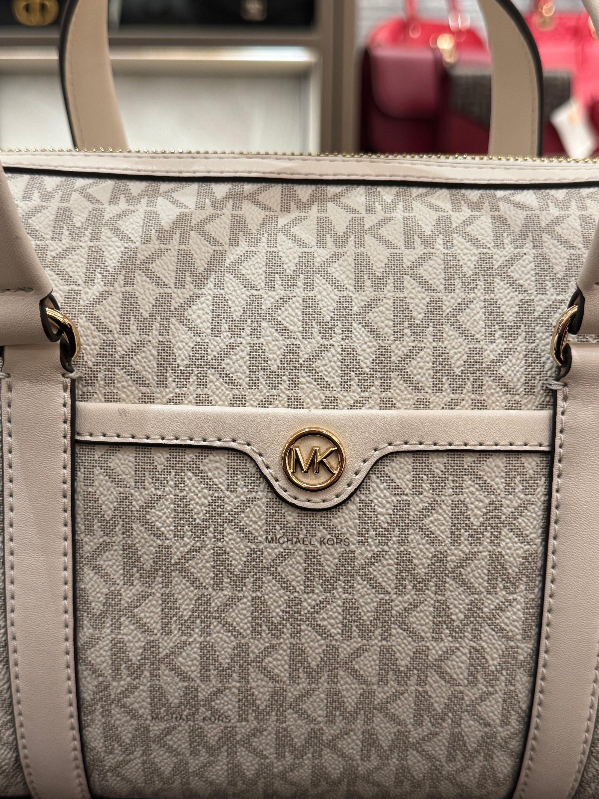 Michael Kors Travel Duffle Medium Cream Multi