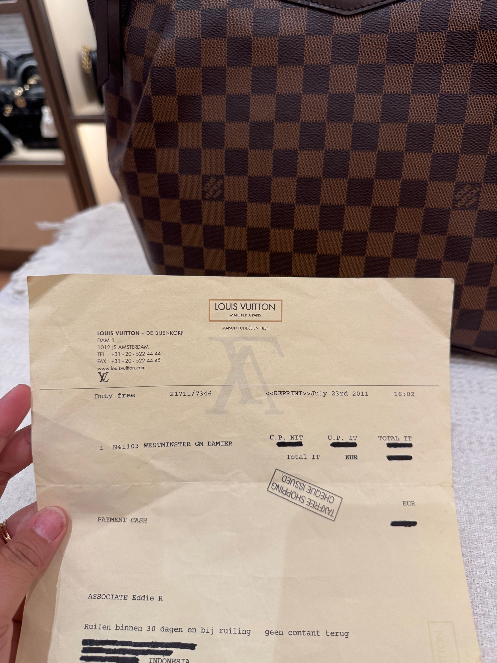 Louis Vuitton Westminster GM Damier