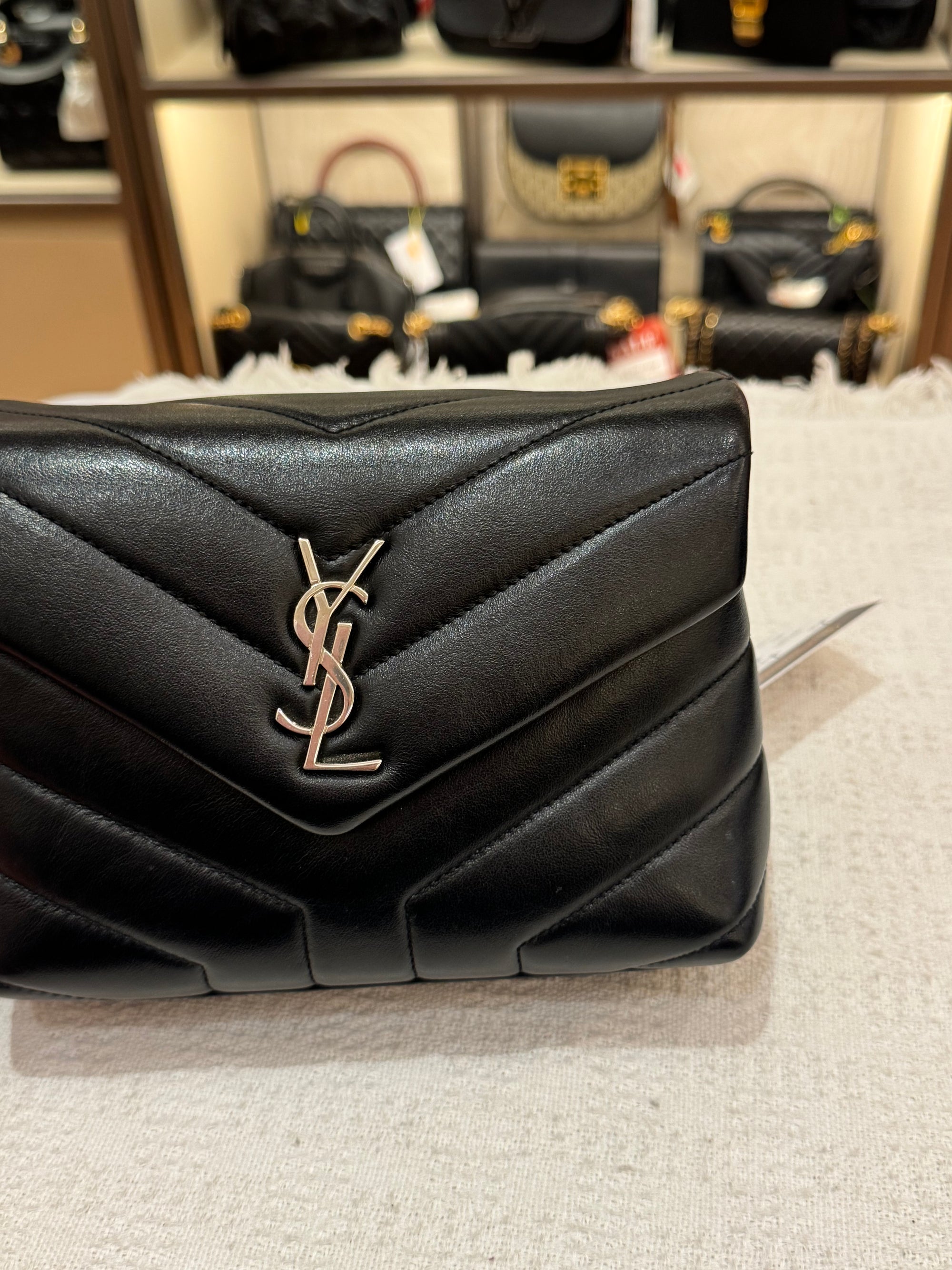 YSL Toy Loulou Black SHW