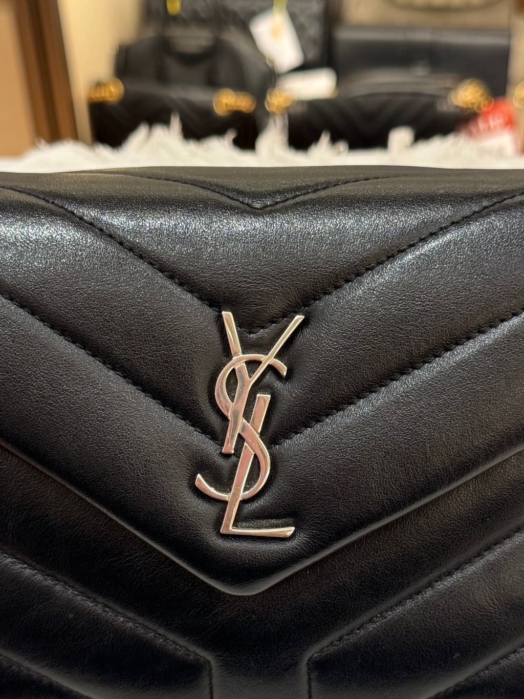 YSL Toy Loulou Black SHW