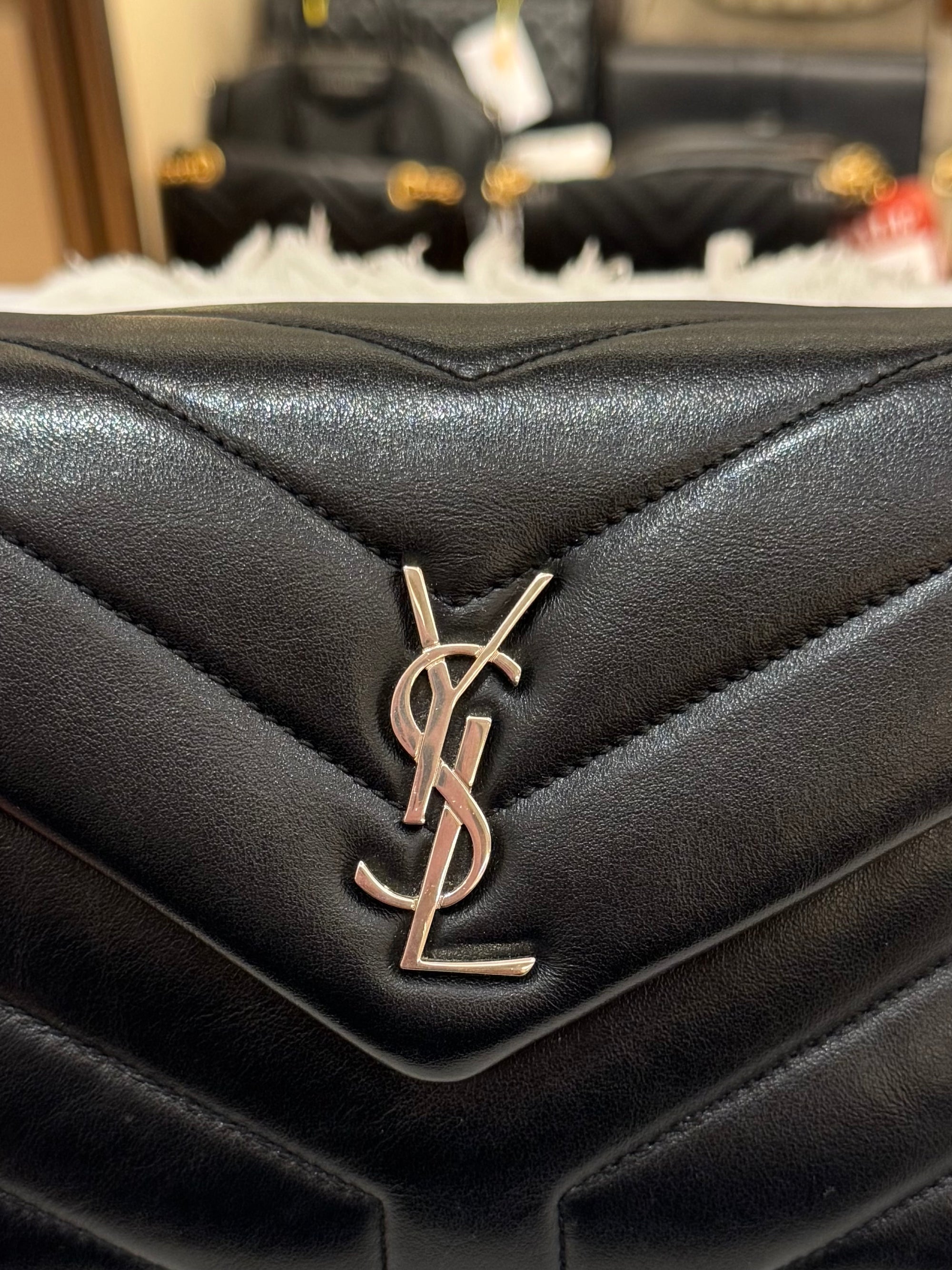 YSL Toy Loulou Black SHW